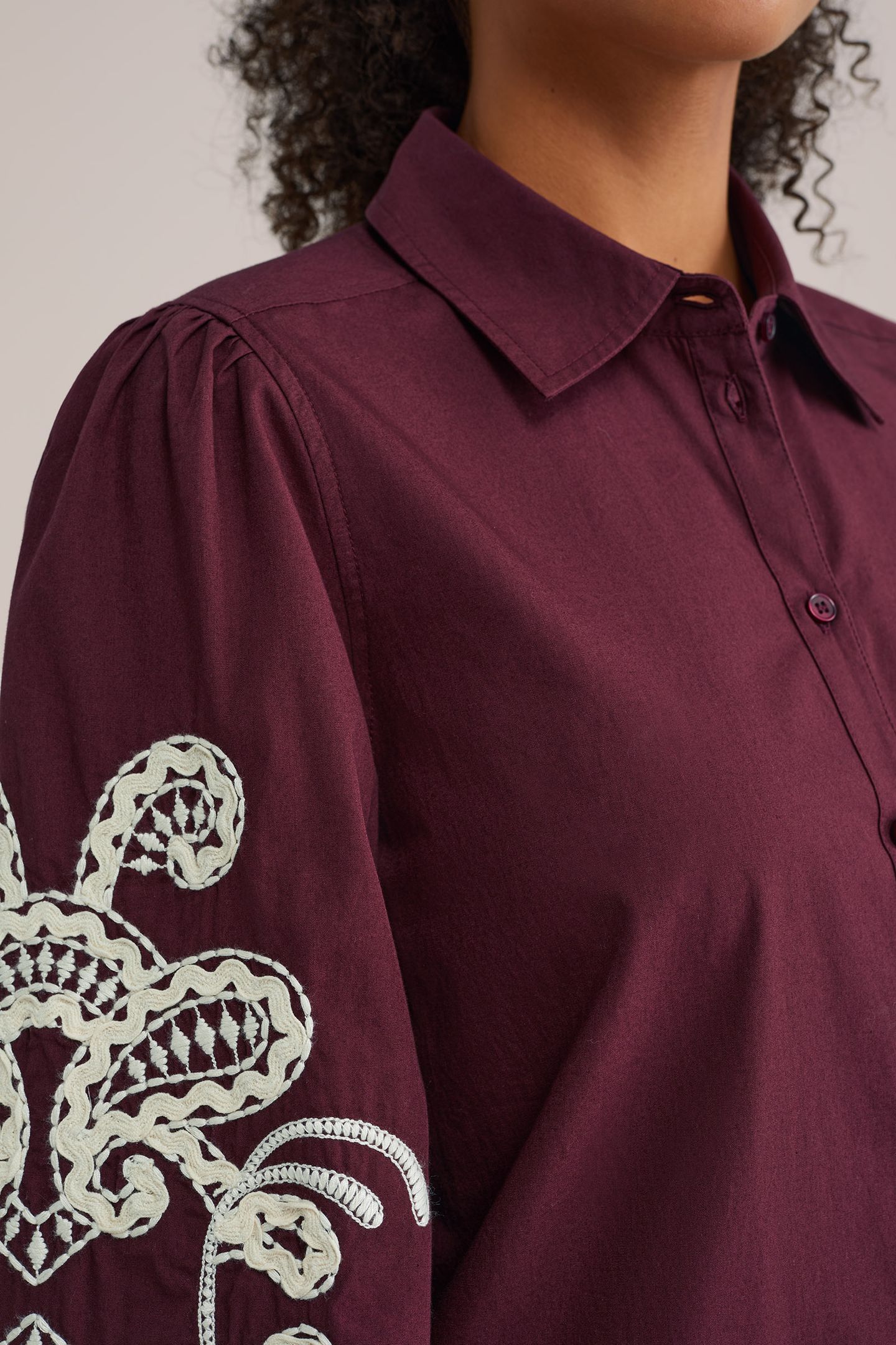 BLOUSE BURGUNDY RED 5
