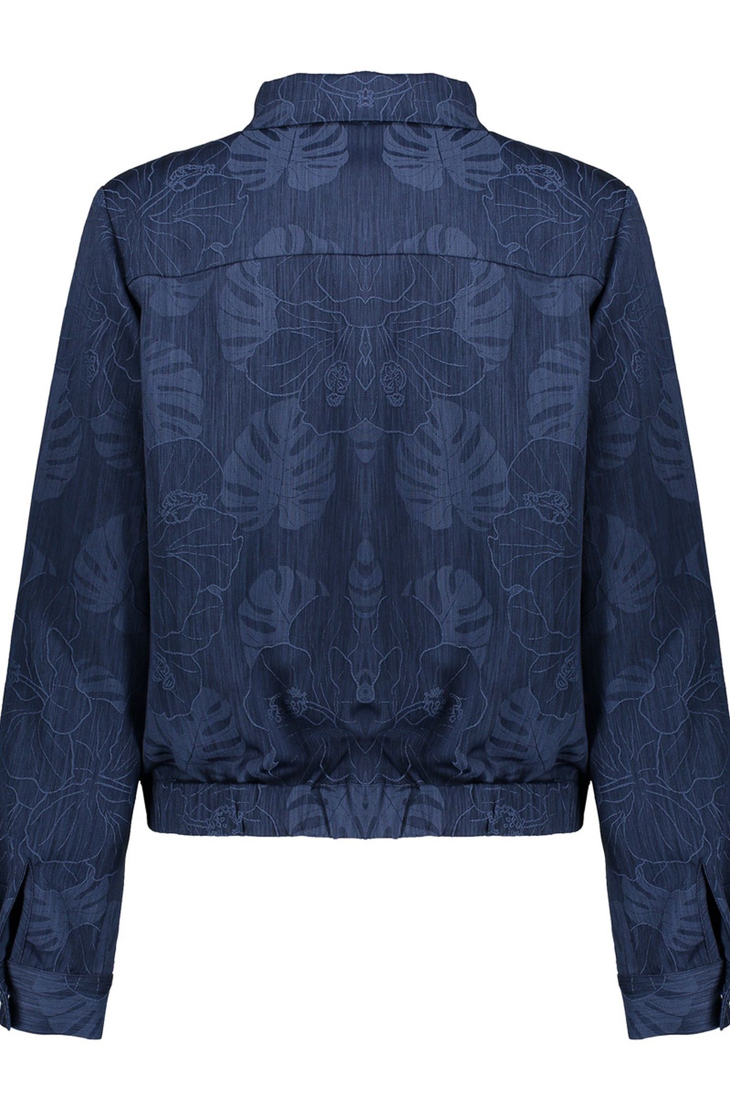 JACKET DENIM FLOWERS BLUE 2