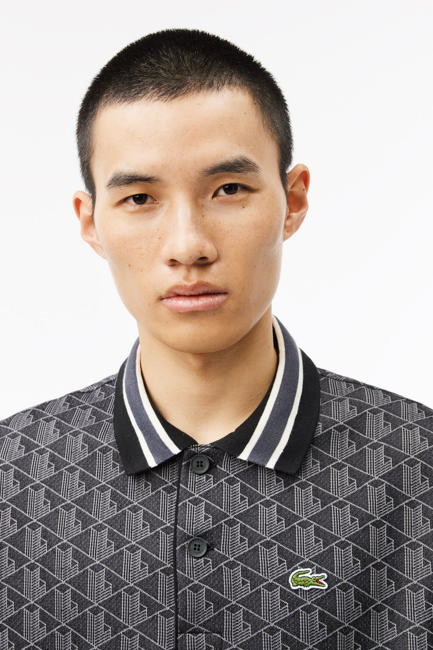 SHORT SLEEVE POLO BLACK/GRAPHITE 5