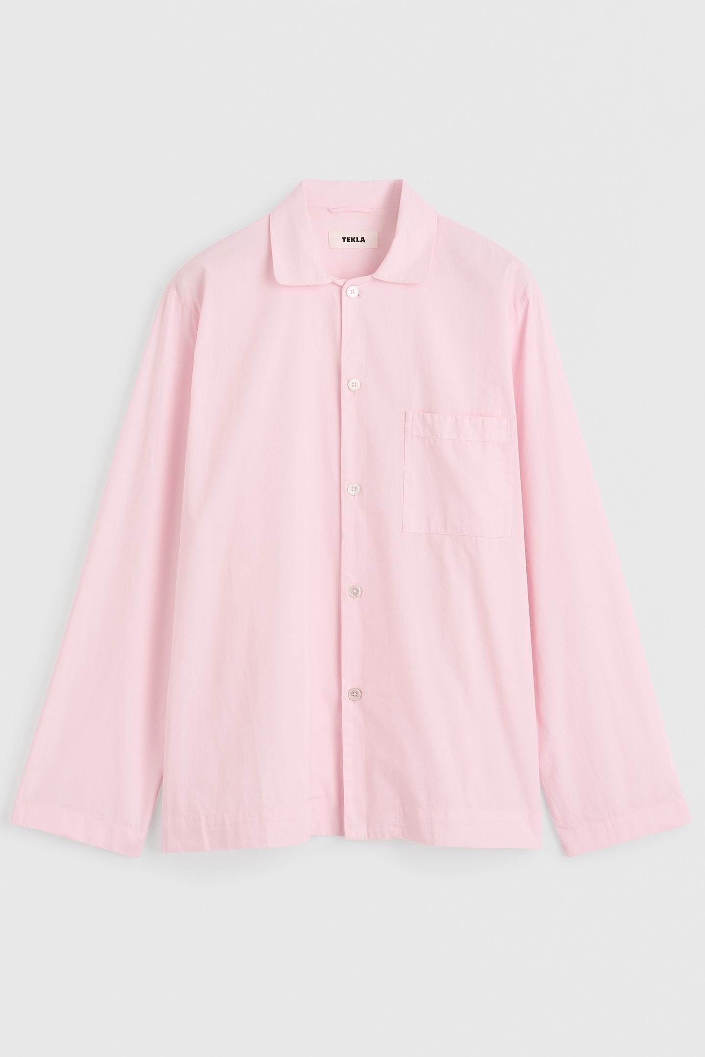 UNISEX POPLIN, PYJAMAS SHIRT SOFT PINK 3