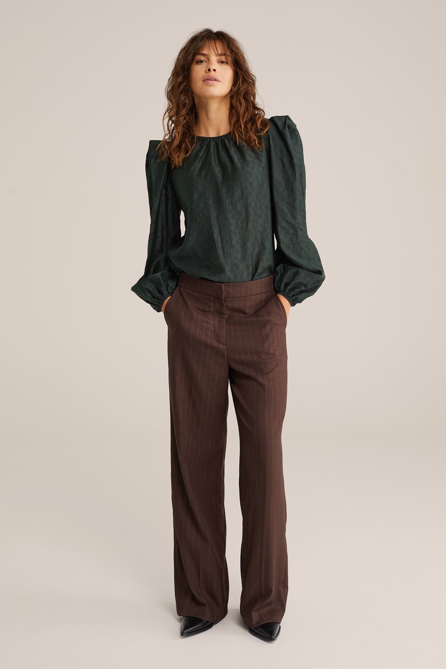 BLOUSE DARK GREEN 3