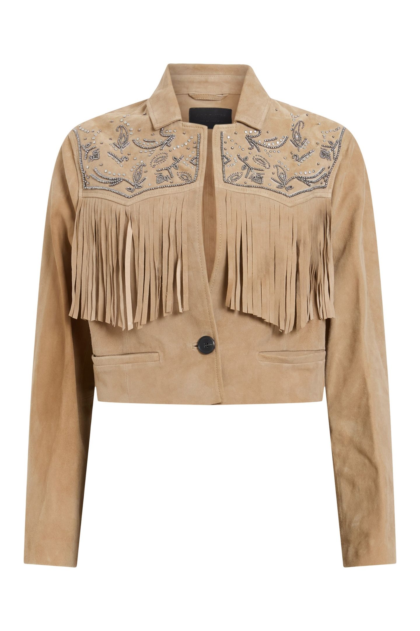 CORINNA SHAI BLAZER TAN BROWN 6