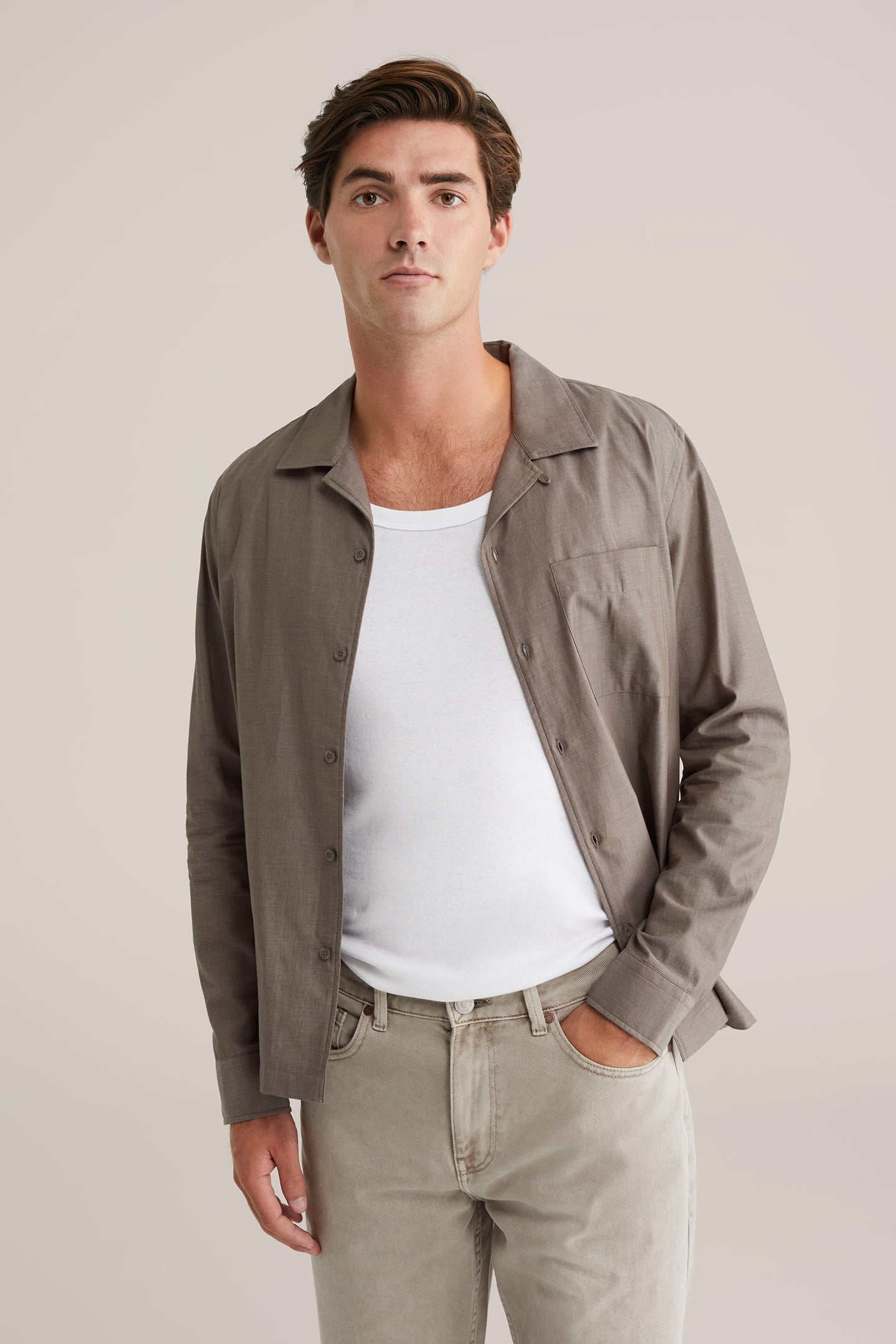 SHIRT GREYISH GREEN 1