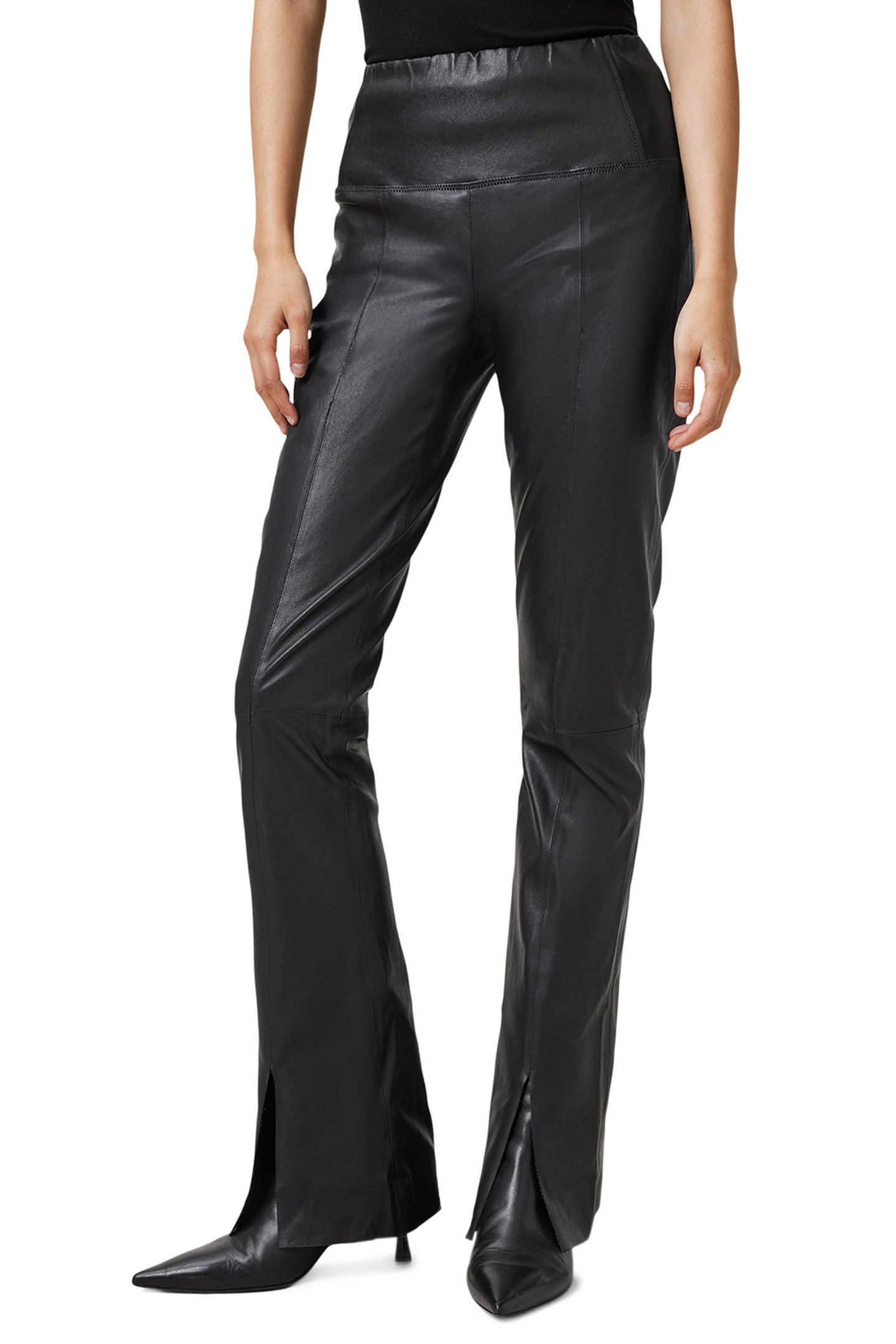 CORA FLARE LEGGINGS BLACK 2