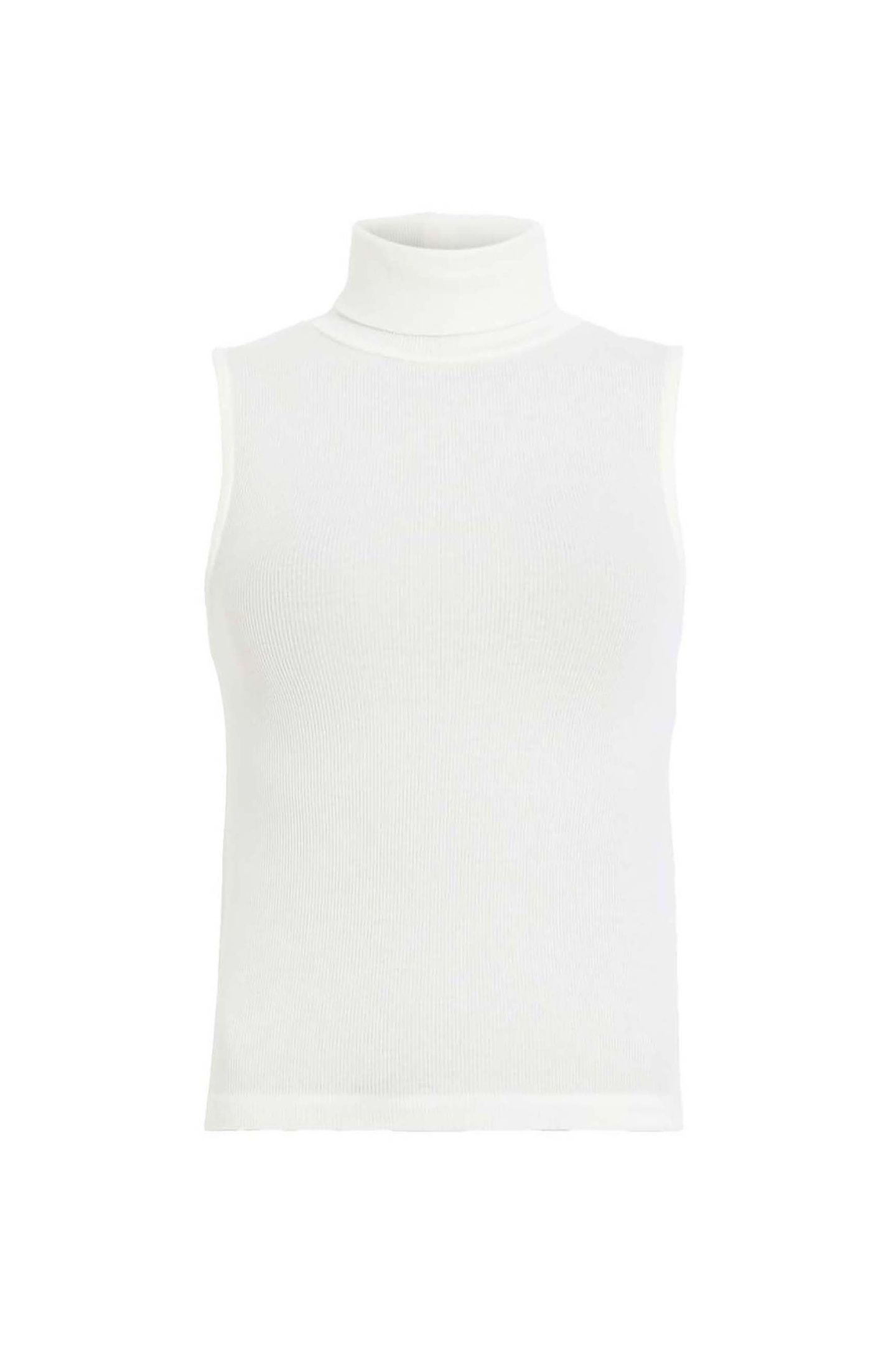 BEC ROLL NECK TANK OPTIC WHITE 5
