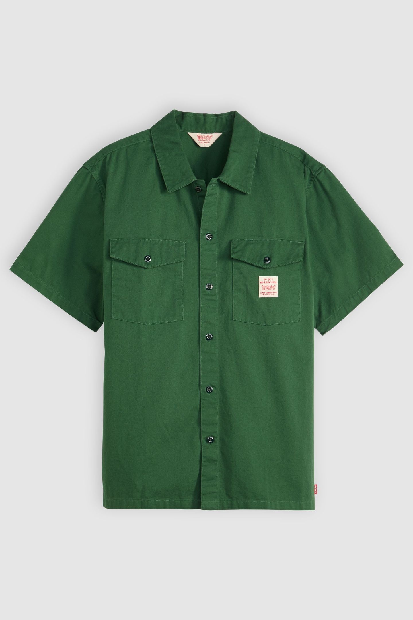 SHORT SLEEVE WORKER SHIRT GREEN 4