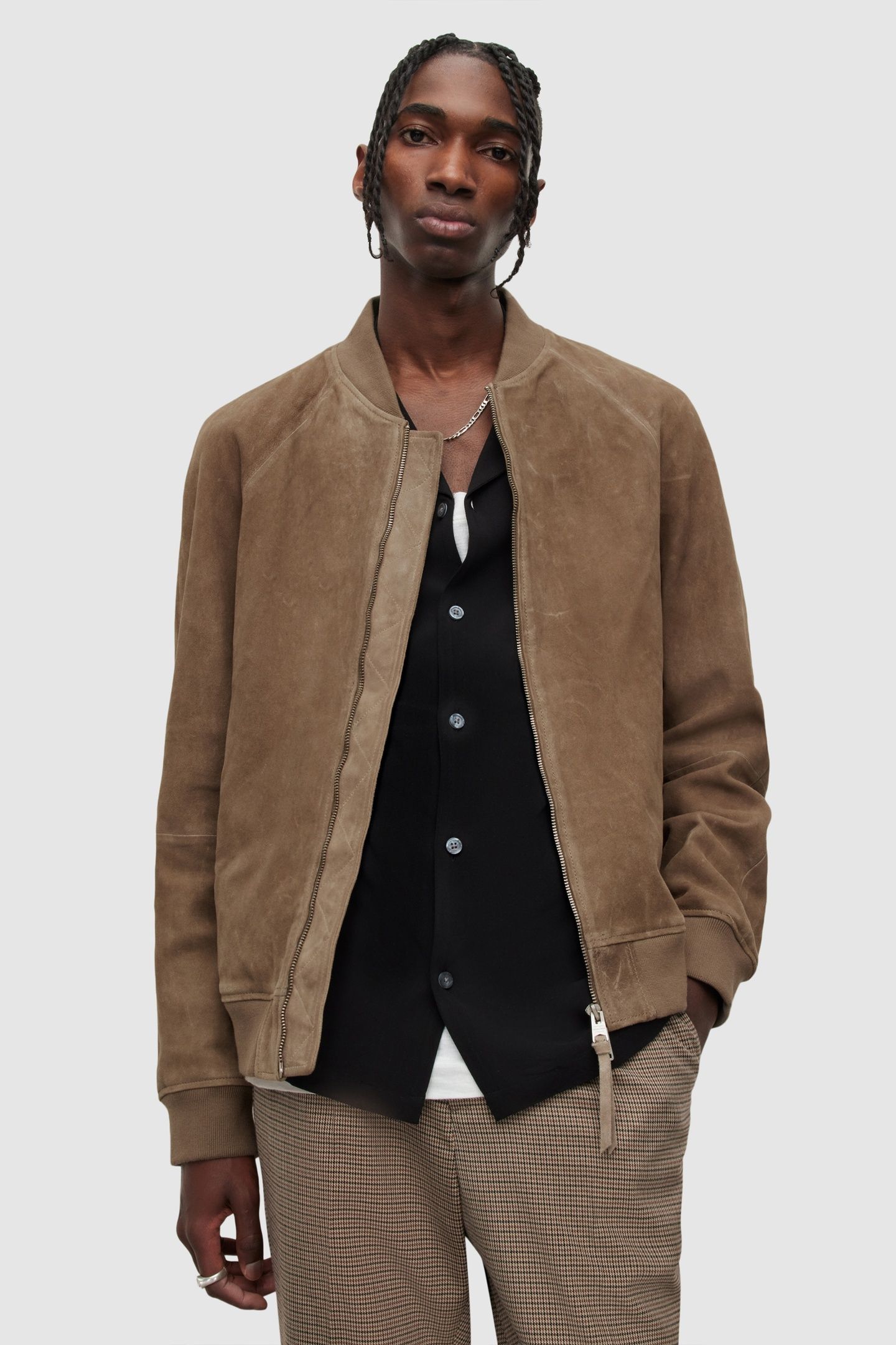 DAINS BOMBER WARM TAUPE 1