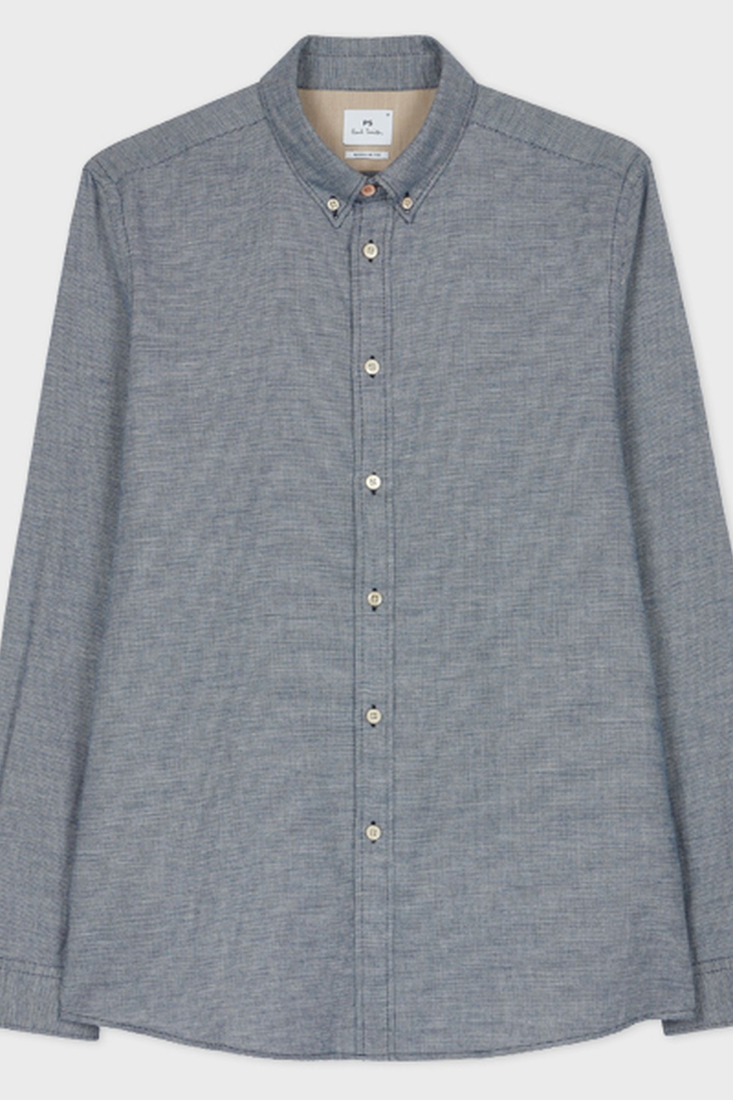 LS REGULAR FIT SHIRT BLUE 2