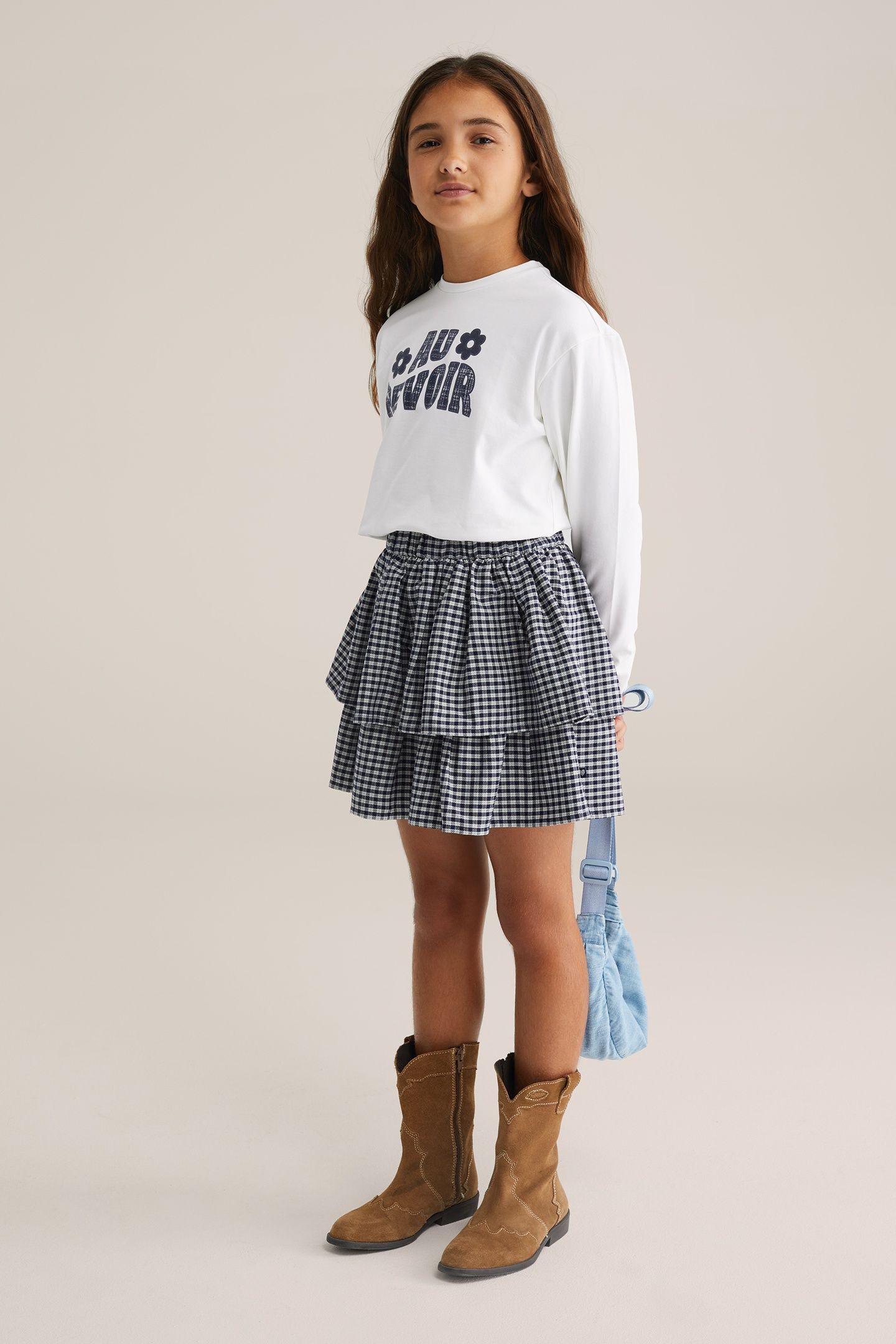 SKIRT MINI LENGTH DARK BLUE 2