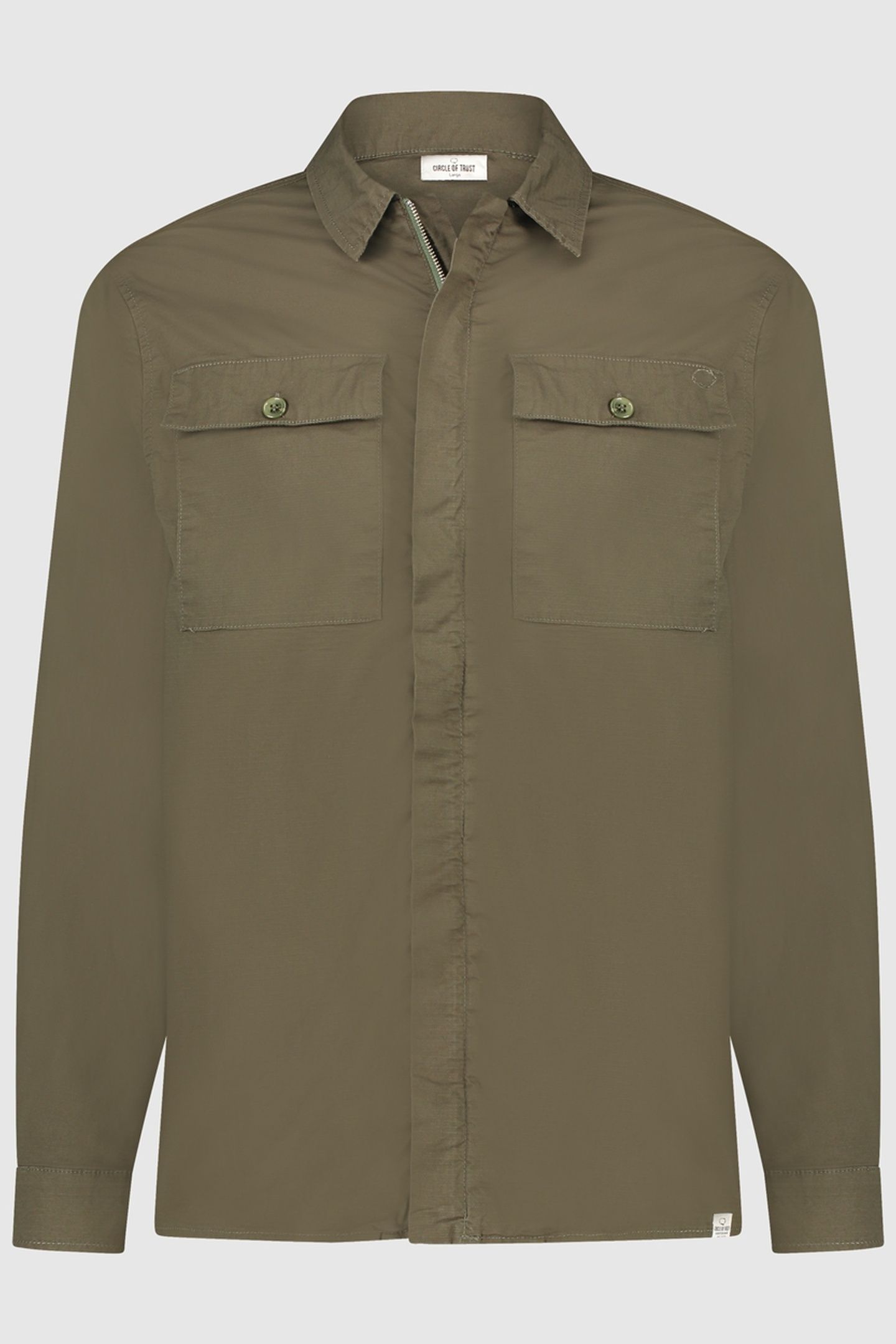 HAMILTON OVERSHIRT OLIVE LEAF 1