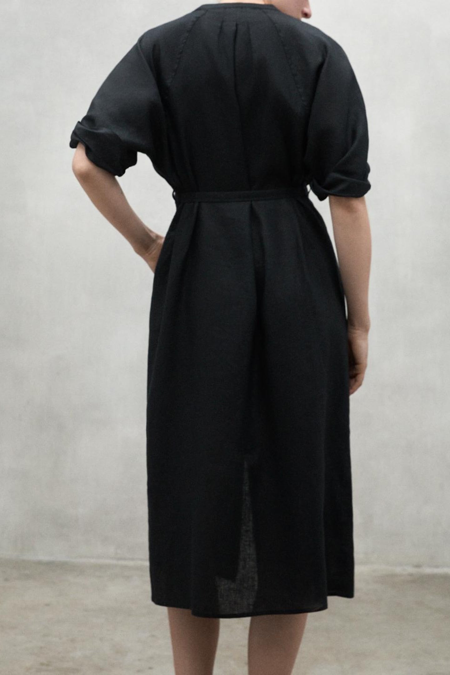 LEAALF LONG DRESS BLACK 3