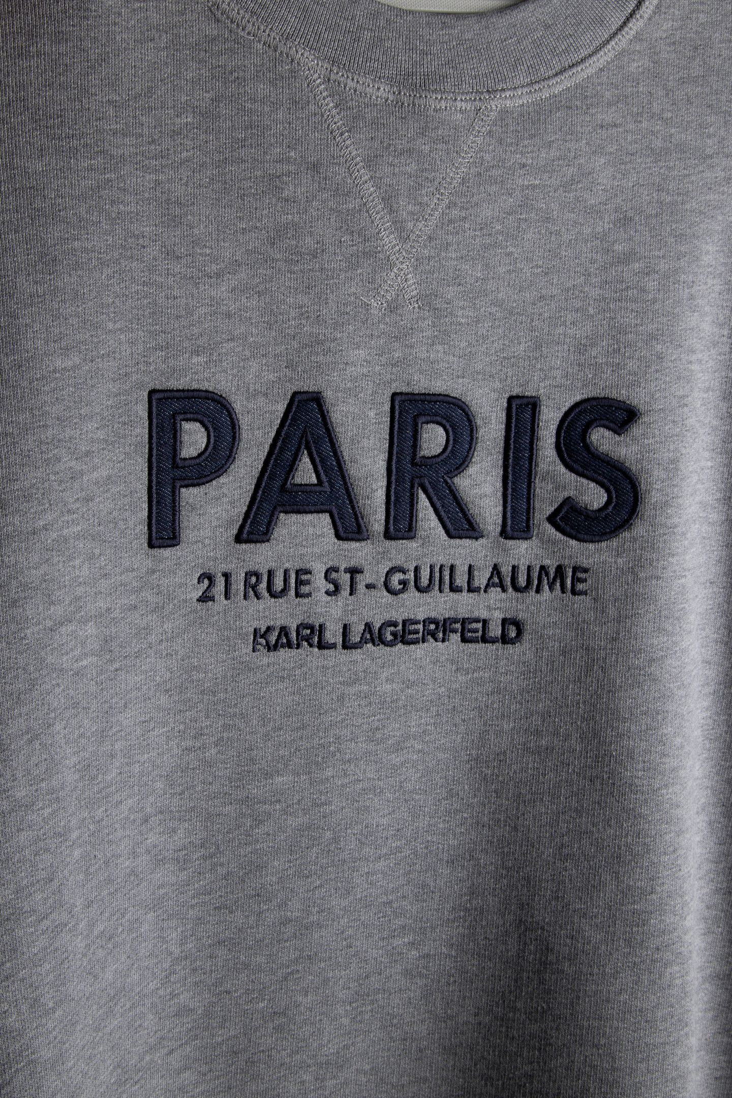 DARKGREY MELANGE SWEAT CREWNECK 5