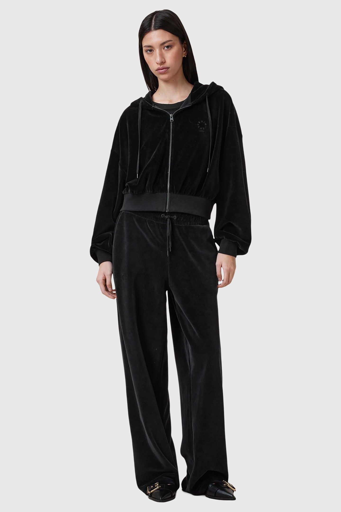 VIN VELVET SWEATPANT BLACK 4
