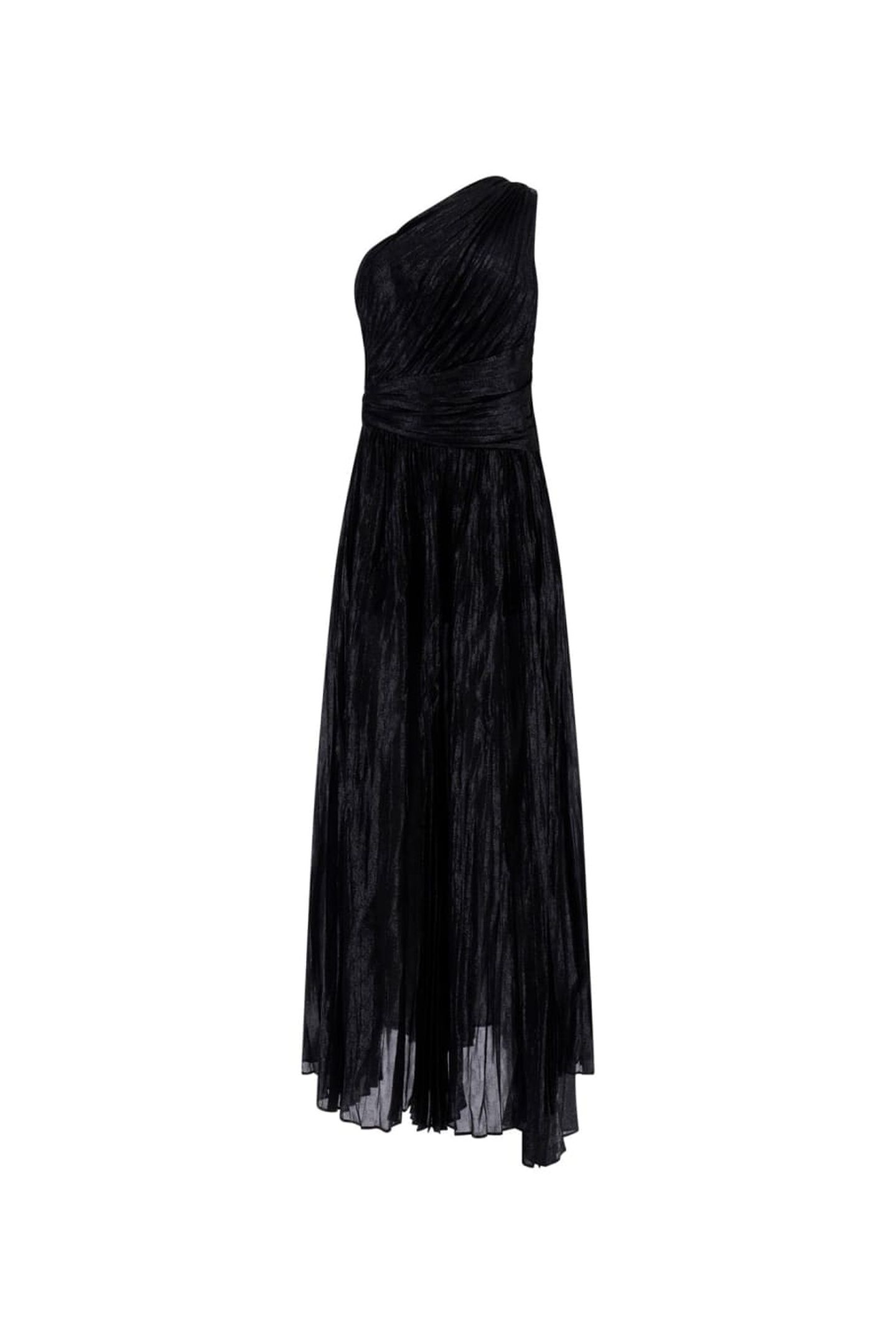MARCIANO BY GUESS STEPHANY GOWN SHINY BLACK FOIL 4