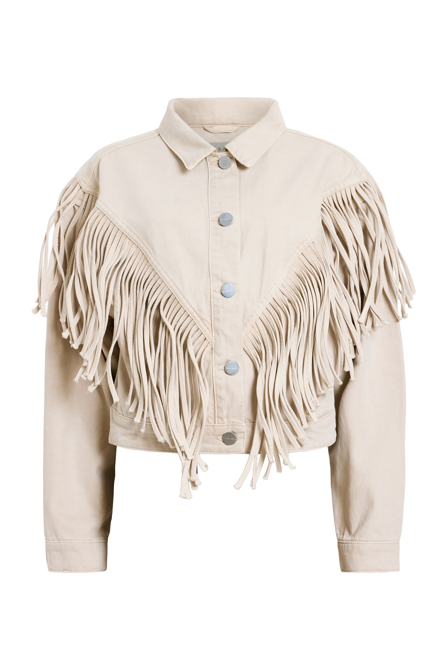 MARLENE FRNGE JACKET CREAM WHITE 7