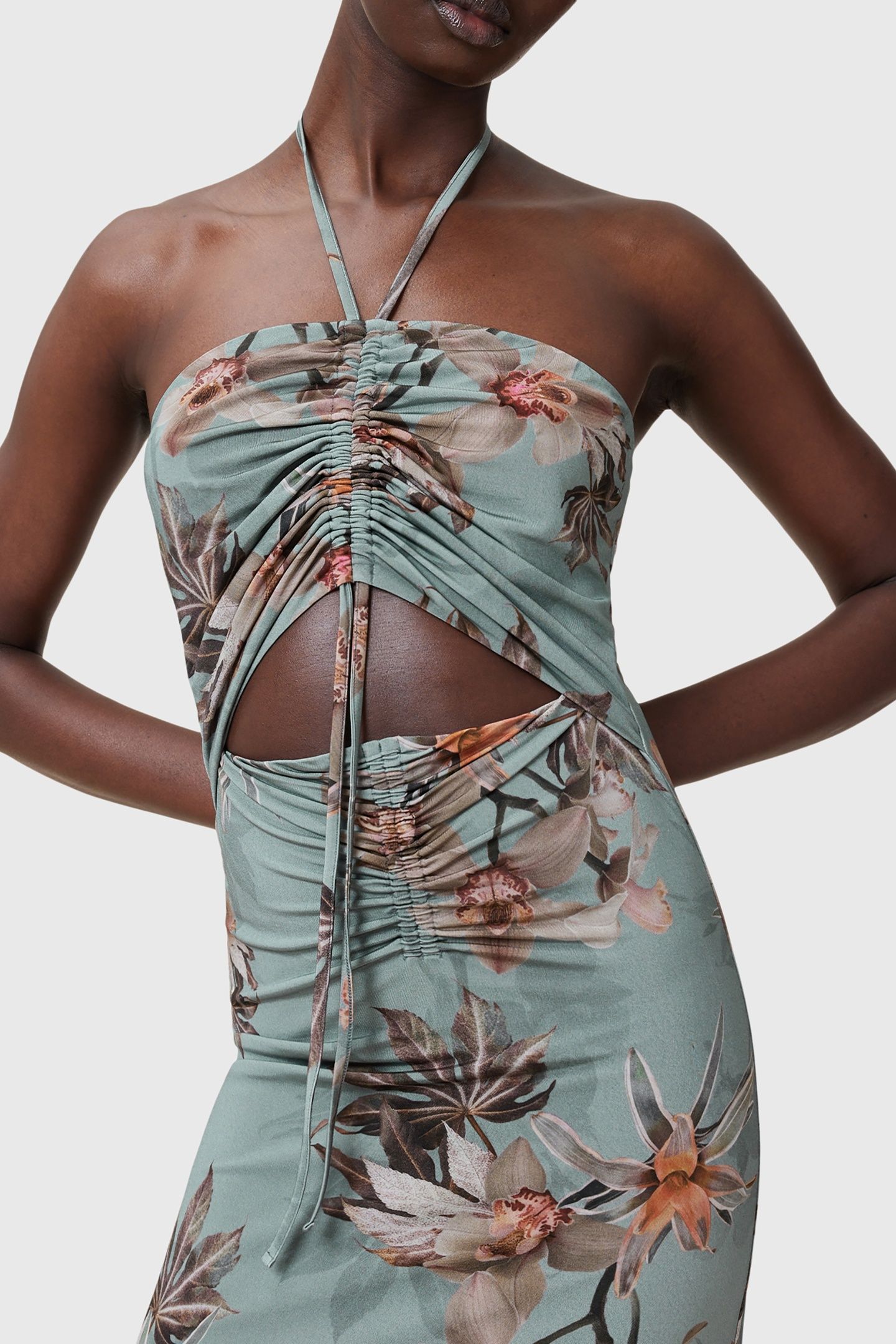 CELIA DRESS ADENA DUSTY BLUE 4