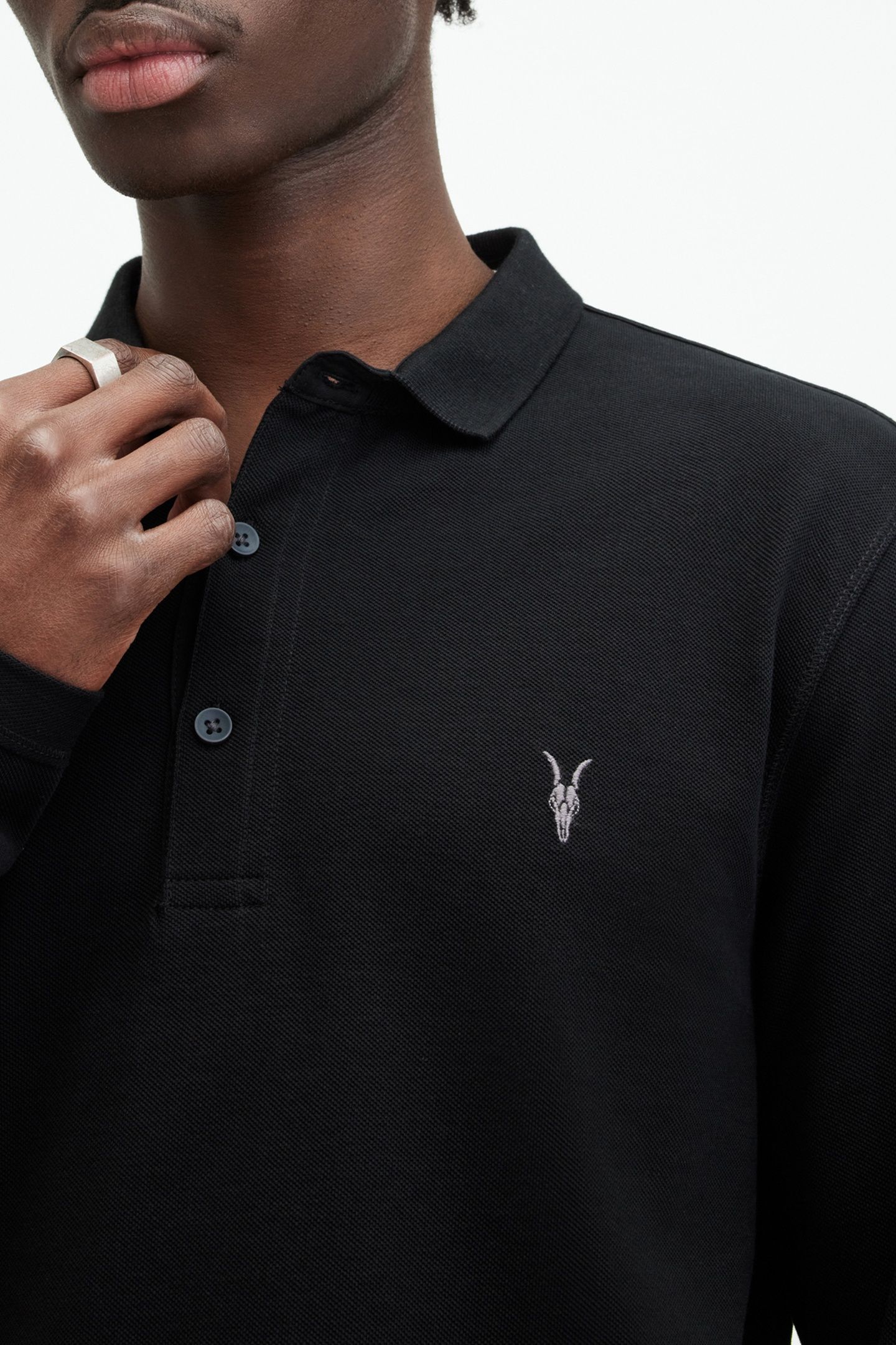 REFORM LS POLO BLACK 4