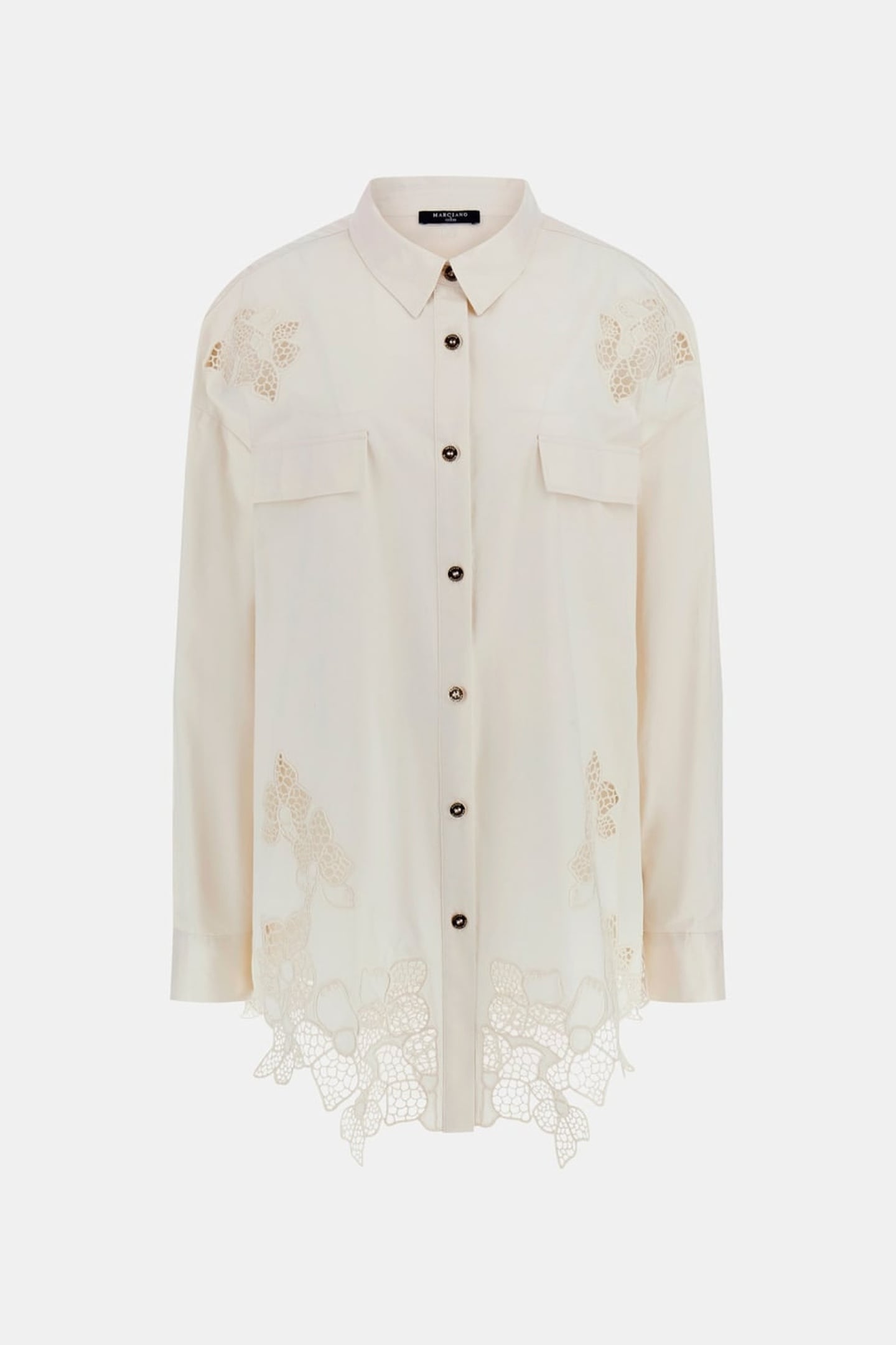 MARCIANO BY GUESS BROOKE EMBRO OVER SHIRT SANDY SHORE 5