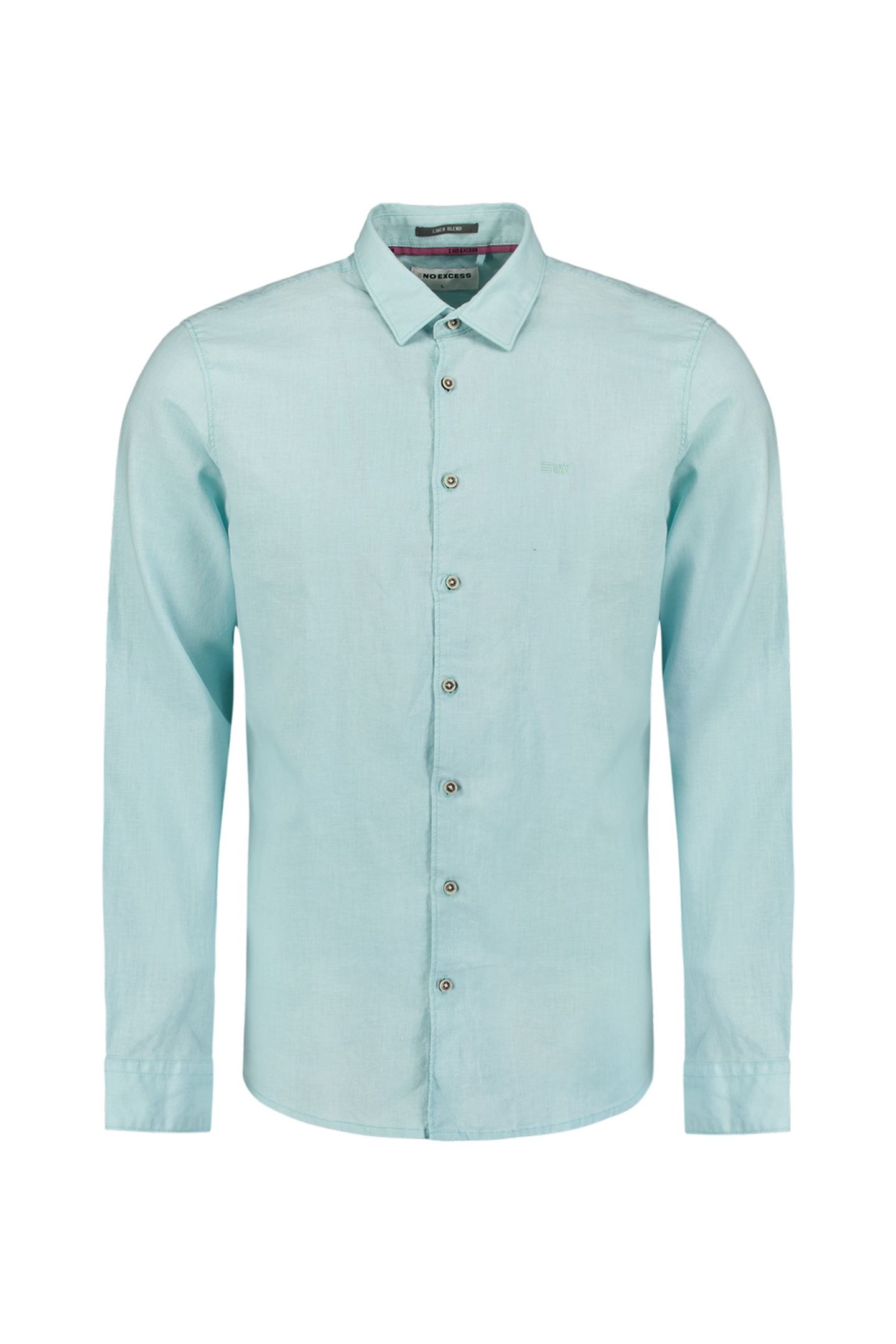 SHIRT SOLID WITH LINEN ICE 5