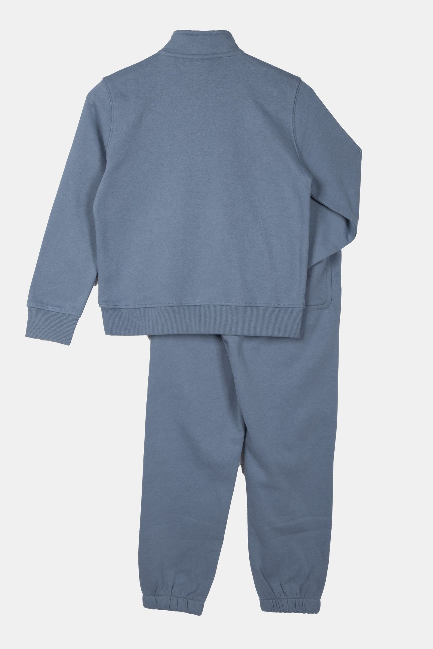 BOYS 1/4 ZIP & JOGGER SET FADED DENIM 2