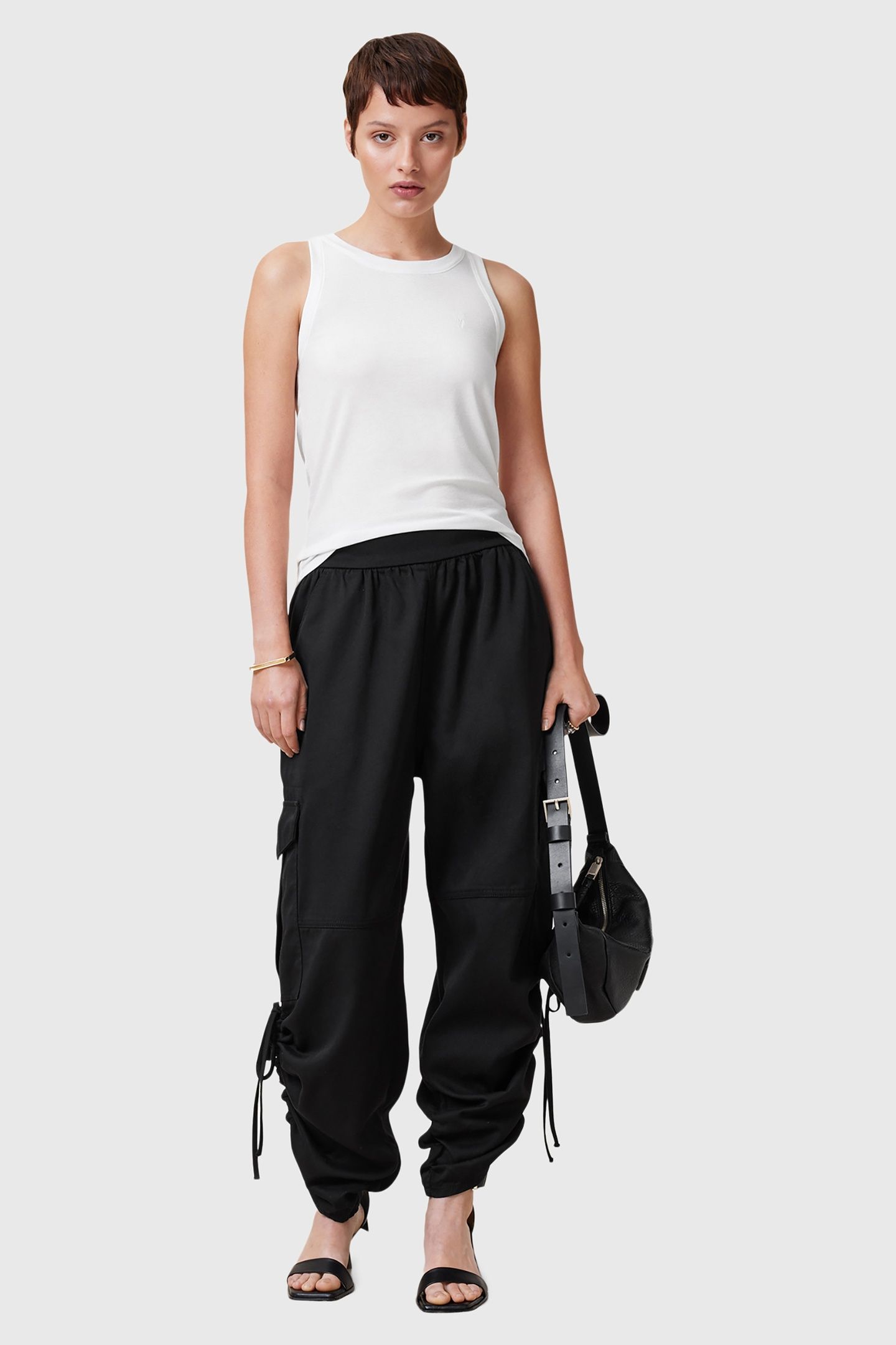 KAYE TENCEL TROUSER BLACK 1