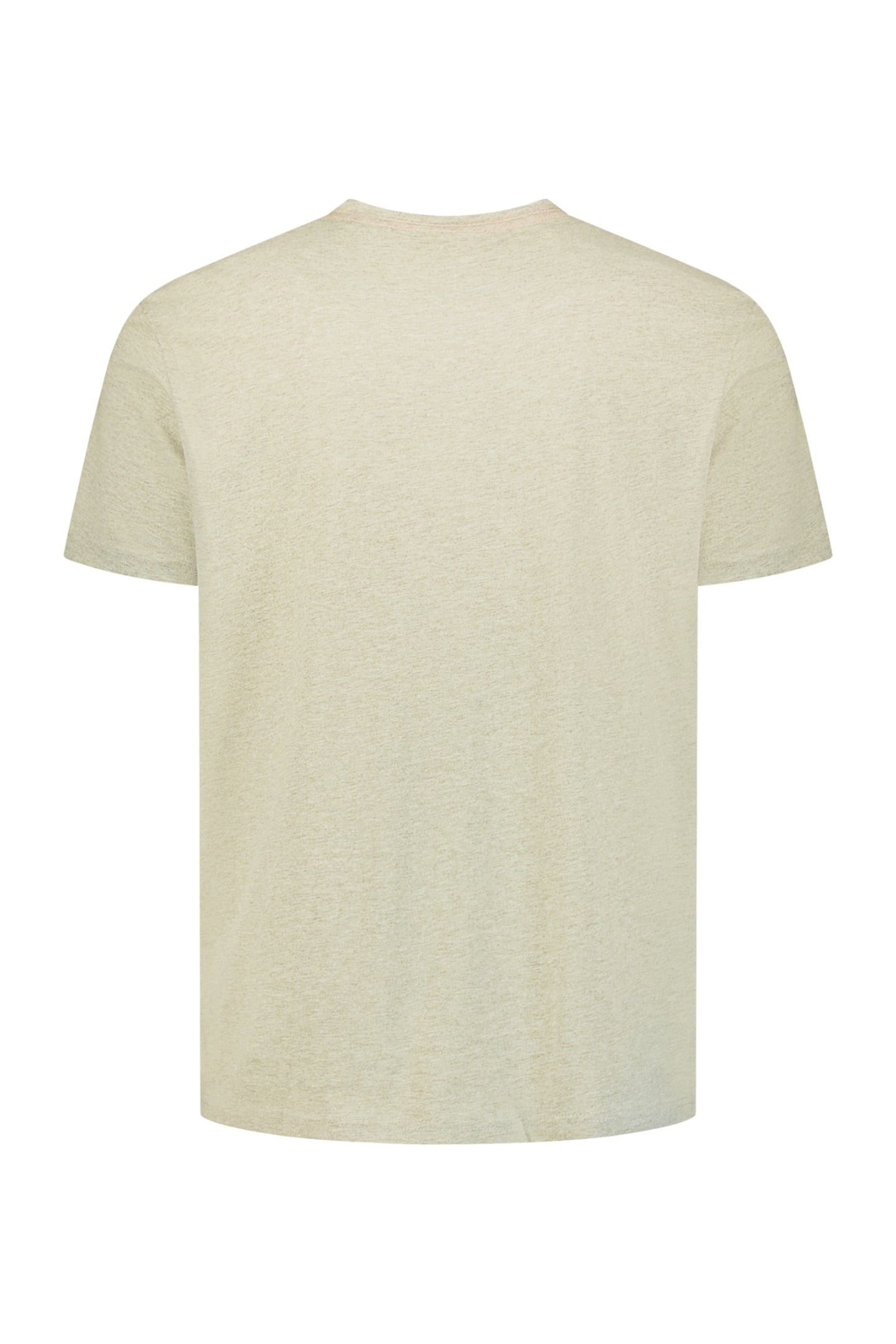 T-SHIRT CREWNECK MELANGE TAUPE 2