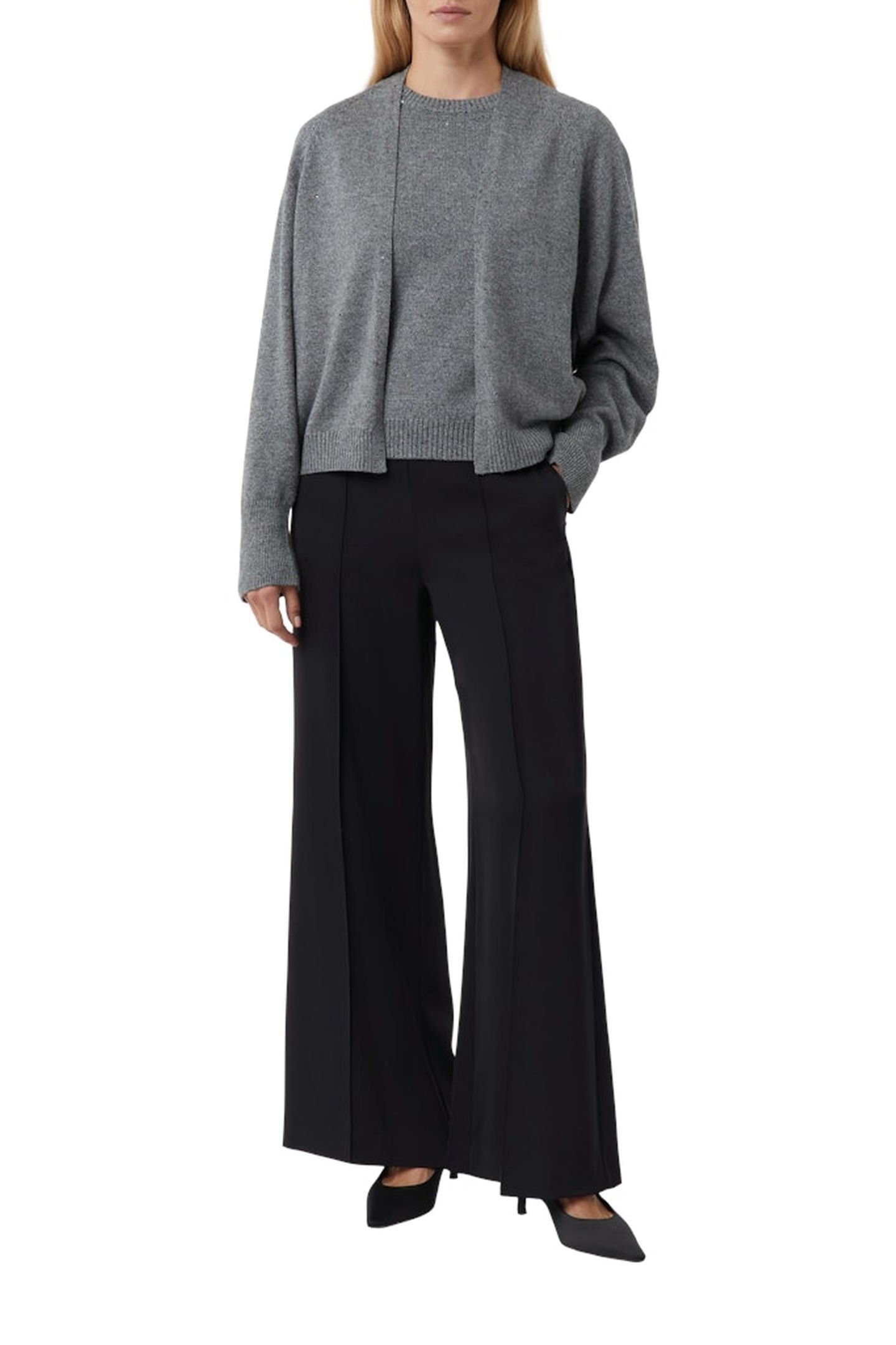 COMMA CARDIGAN GREY 2