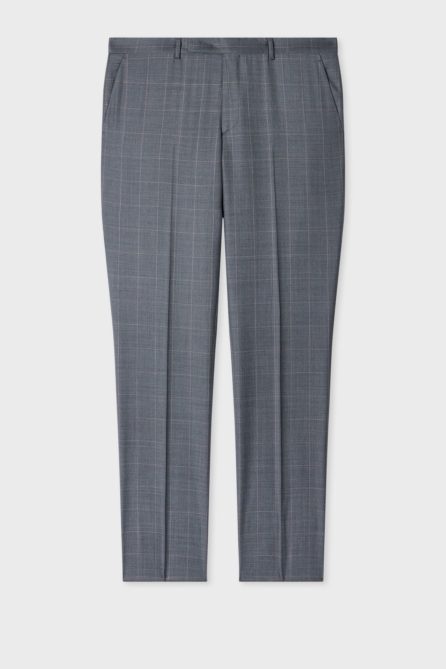 TAILORED FIT 2 BUTTON SUIT GREYISH BLUE 2