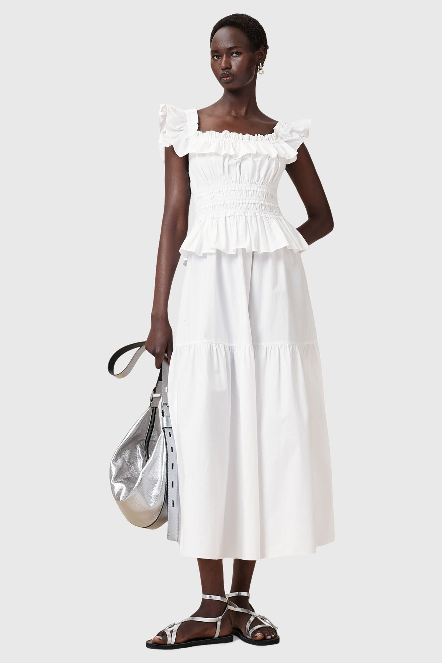 HALIA DRESS OPTIC WHITE 3
