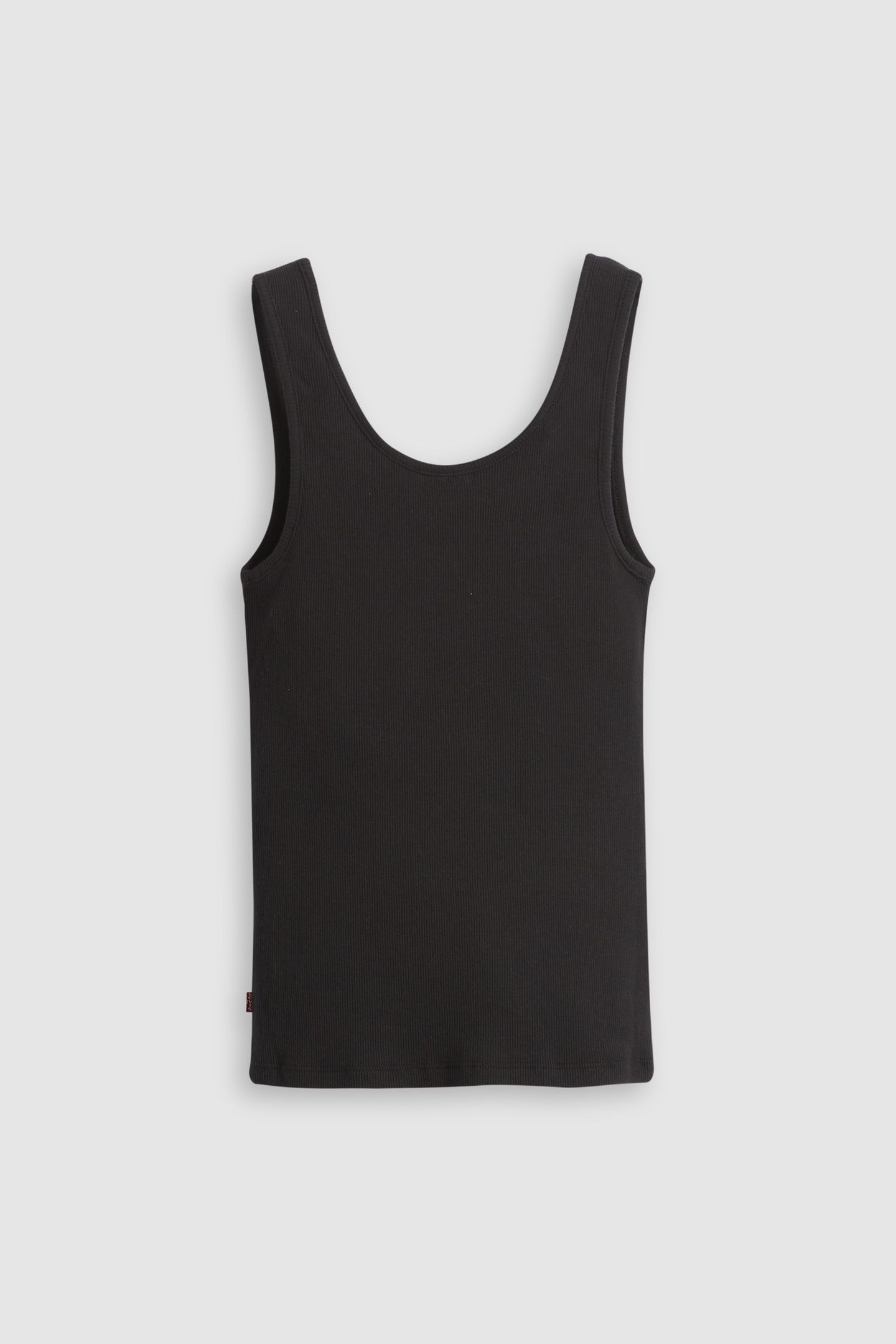 ESSENTIAL RIB TANK TOP BLACK 5