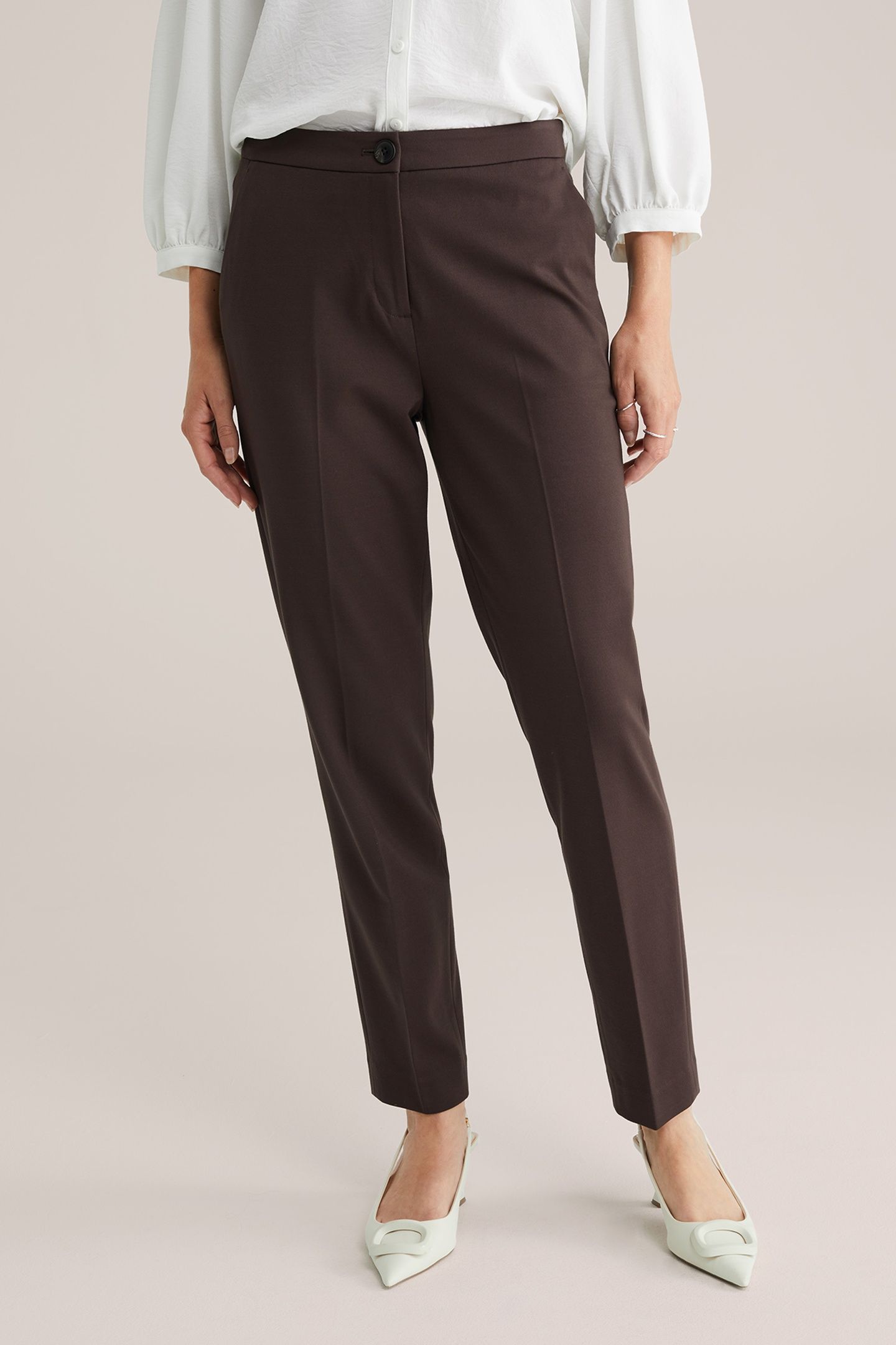 TROUSER DARK BROWN 1