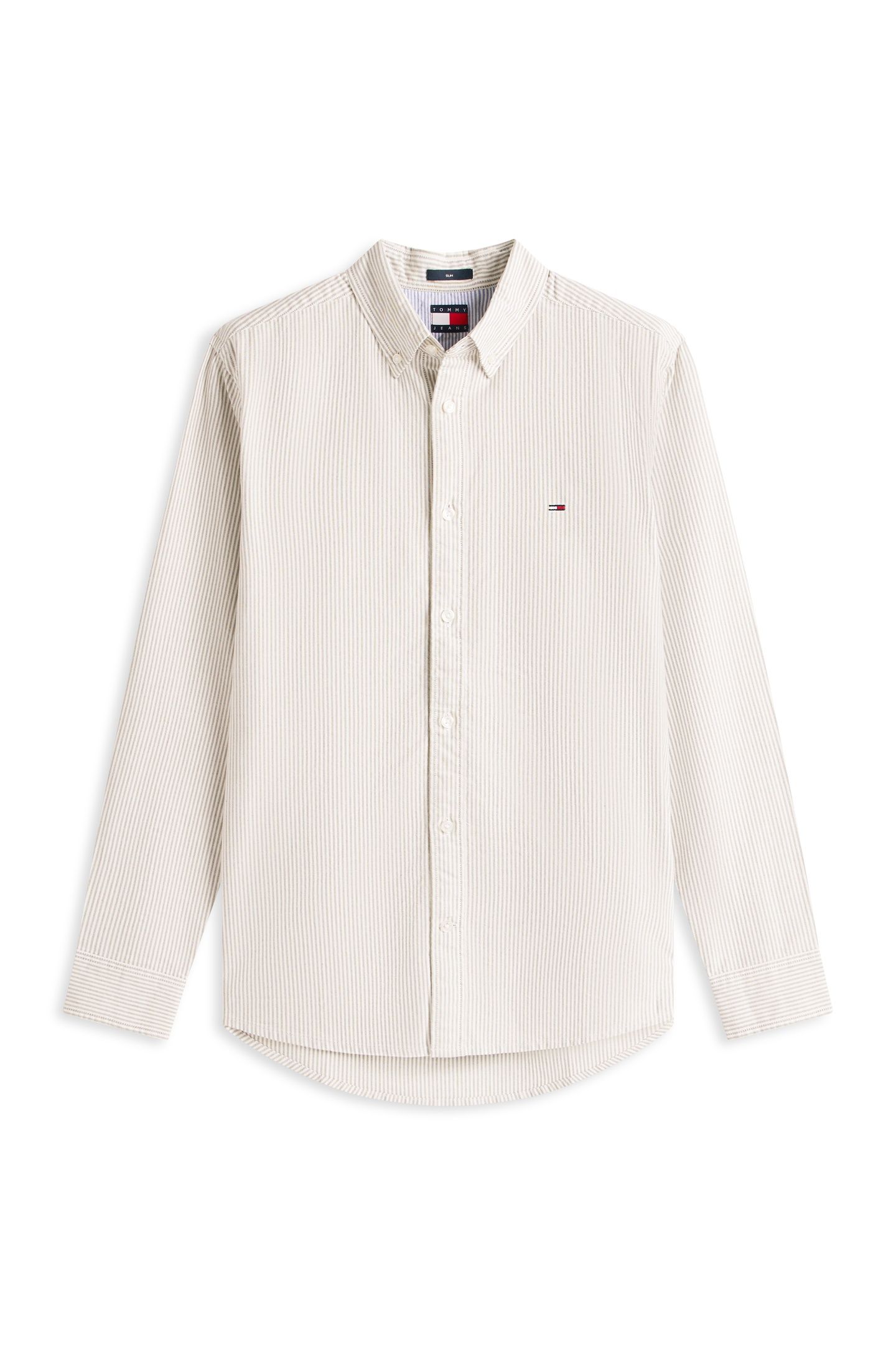 SLIM STRIPE OXFORD SHIRT DARK GREENERY/STRIPES 4