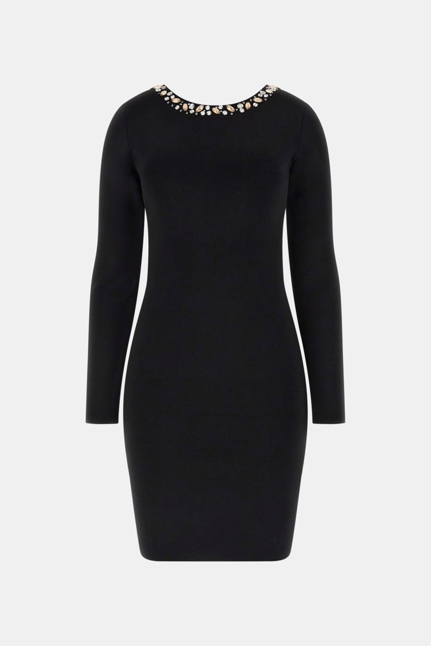 MARCIANO BY GUESS LAUREN BANDAGE DRESS JET BLACK 4