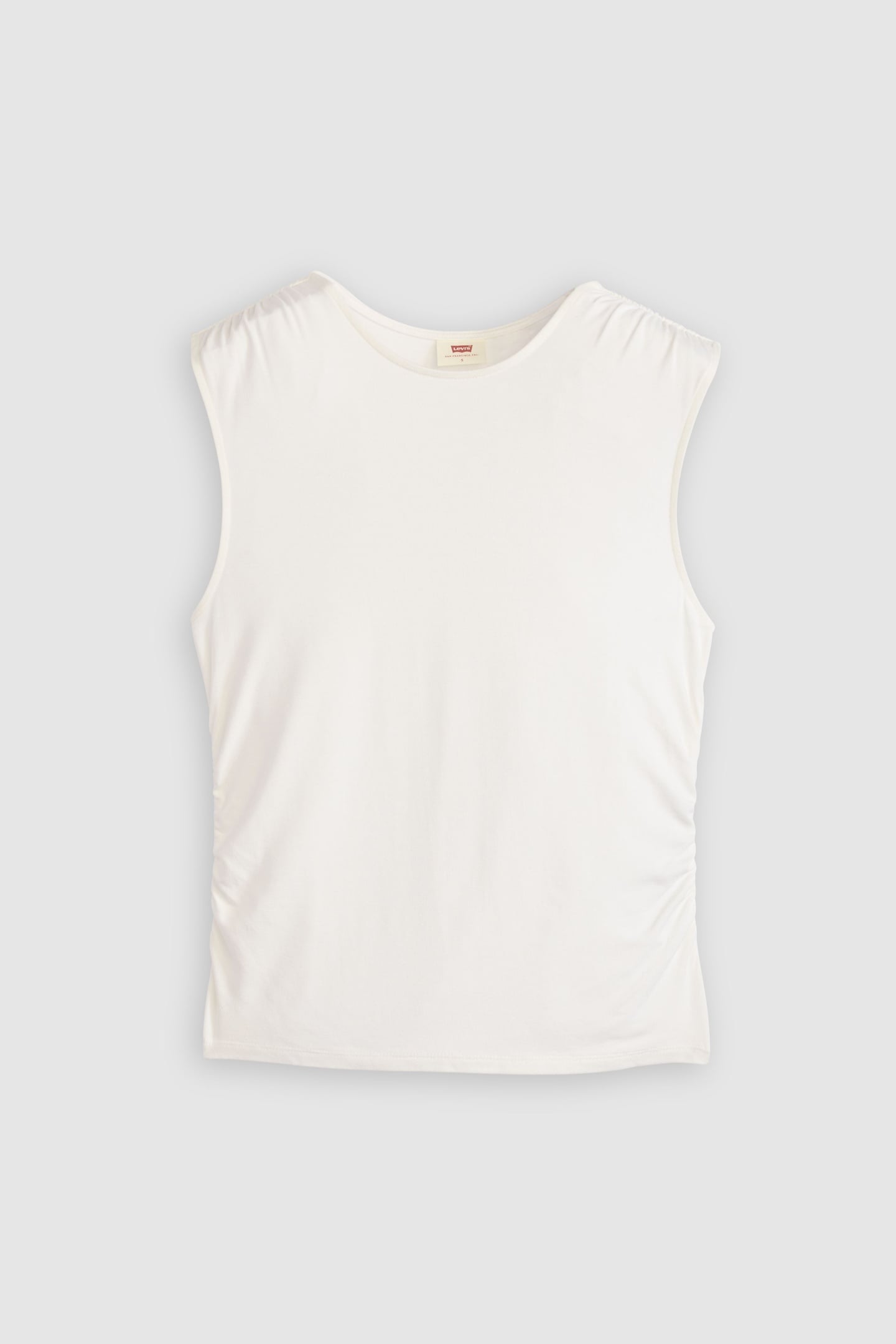 CRYSTAL RUCHED TOP WHITE 4
