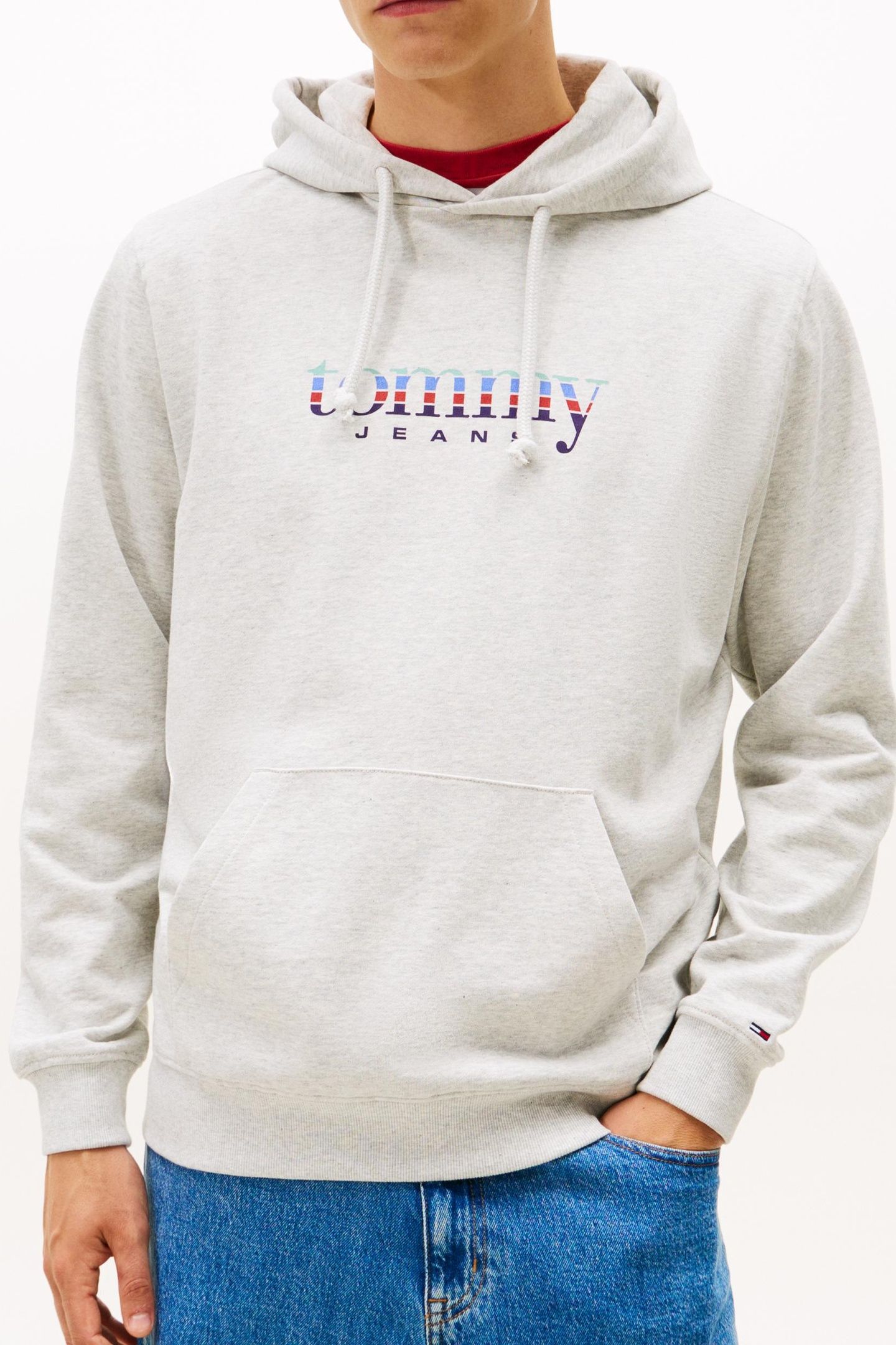 REGULAR ENTRY DNA PULLOVER HOODIE ICE GREY HEATHER 1