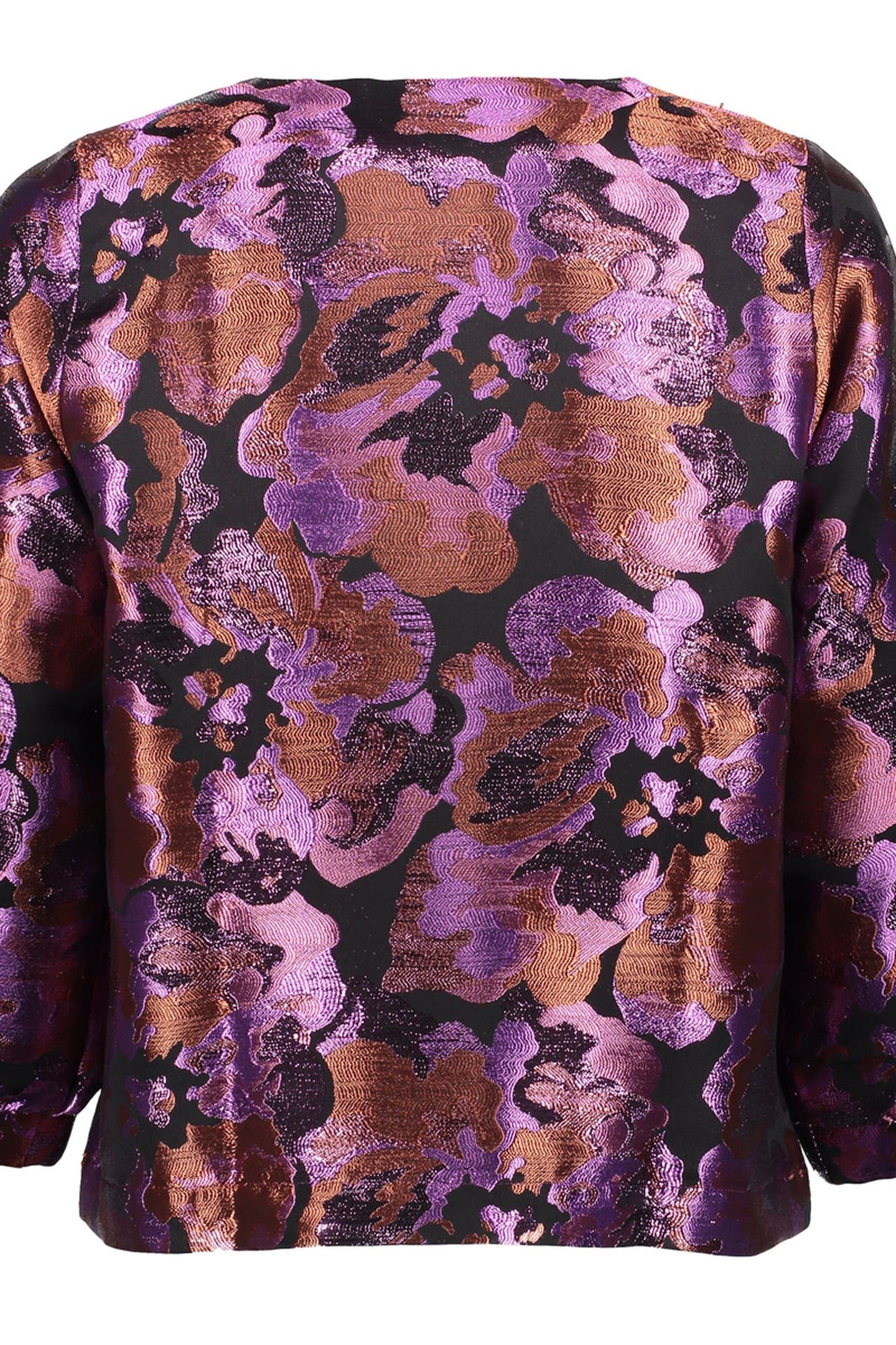 JACKET PRINT BLACK/PURPLE 2