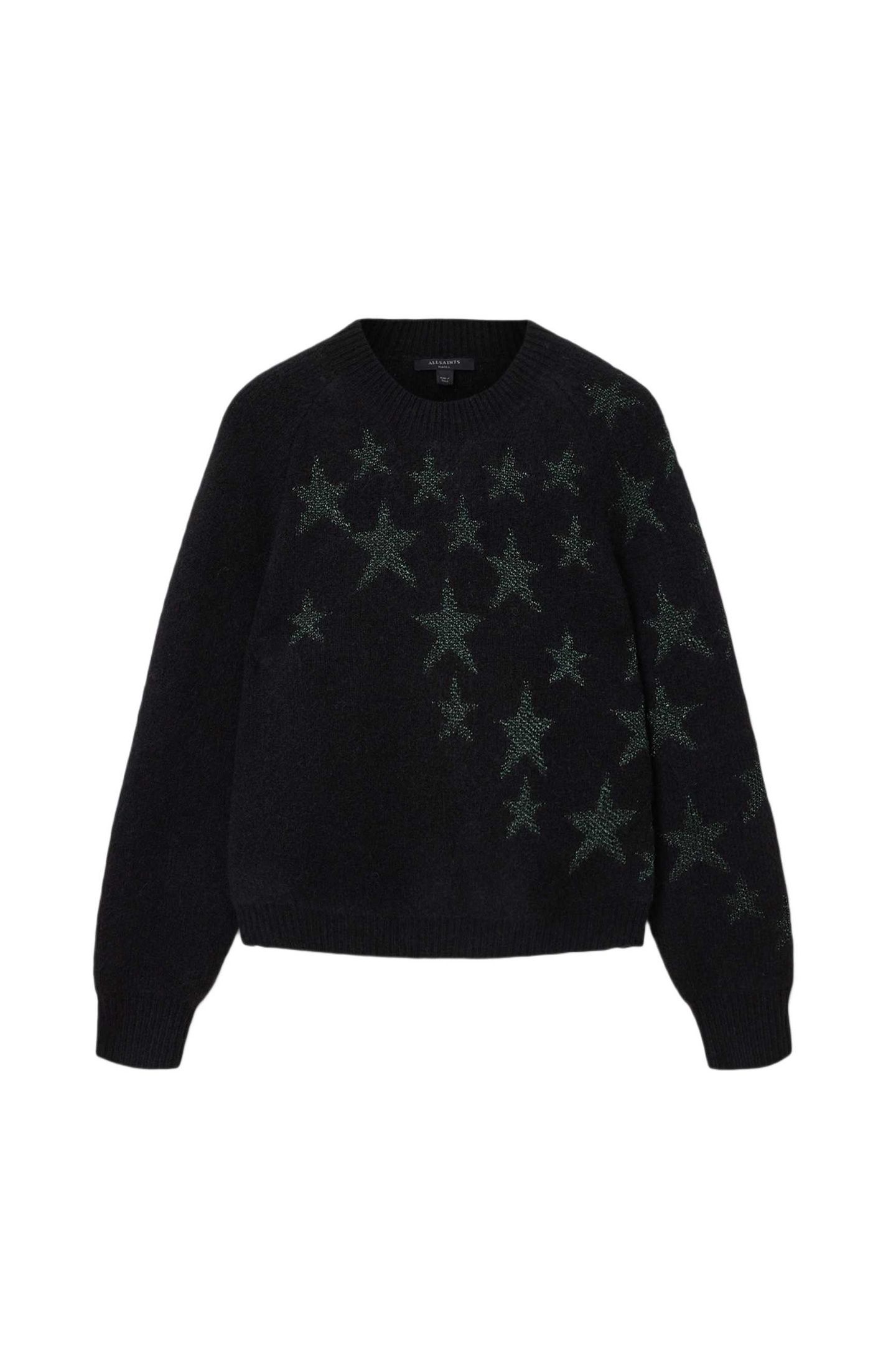 COSMOS JUMPER BLACK/GREEN 4