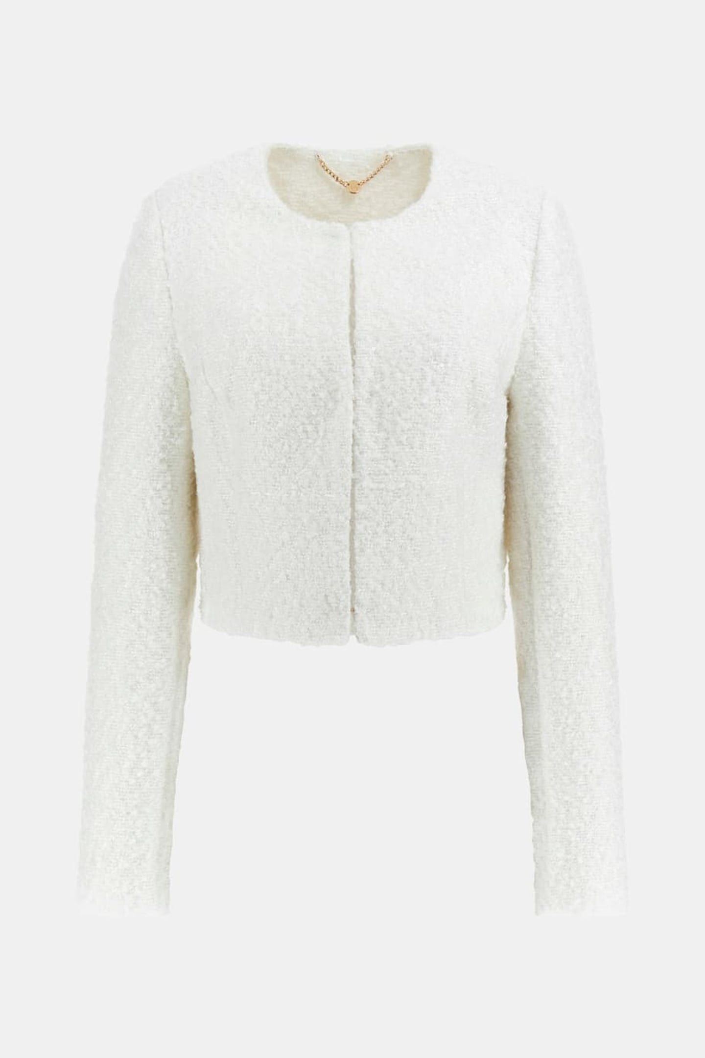 MARCIANO BY GUESS BOUCLE AWAY JACKET MACADAMIA 2