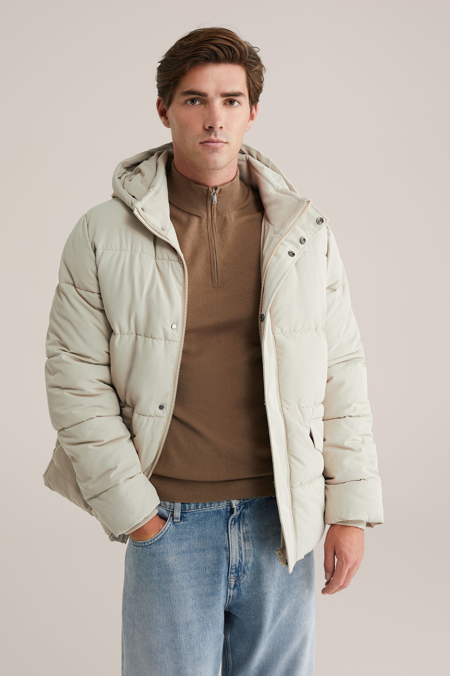 JACKET NORMAL LENGTH BEIGE 1