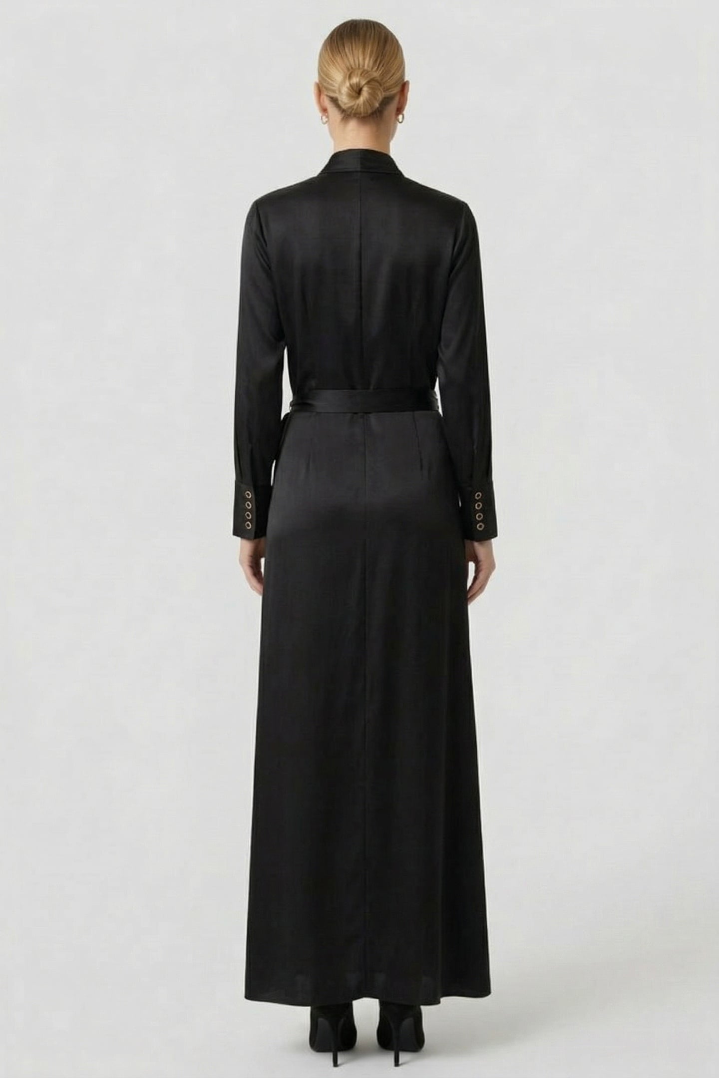 MARCIANO BY GUESS LINDA MAXI DRESS JET BLACK 2