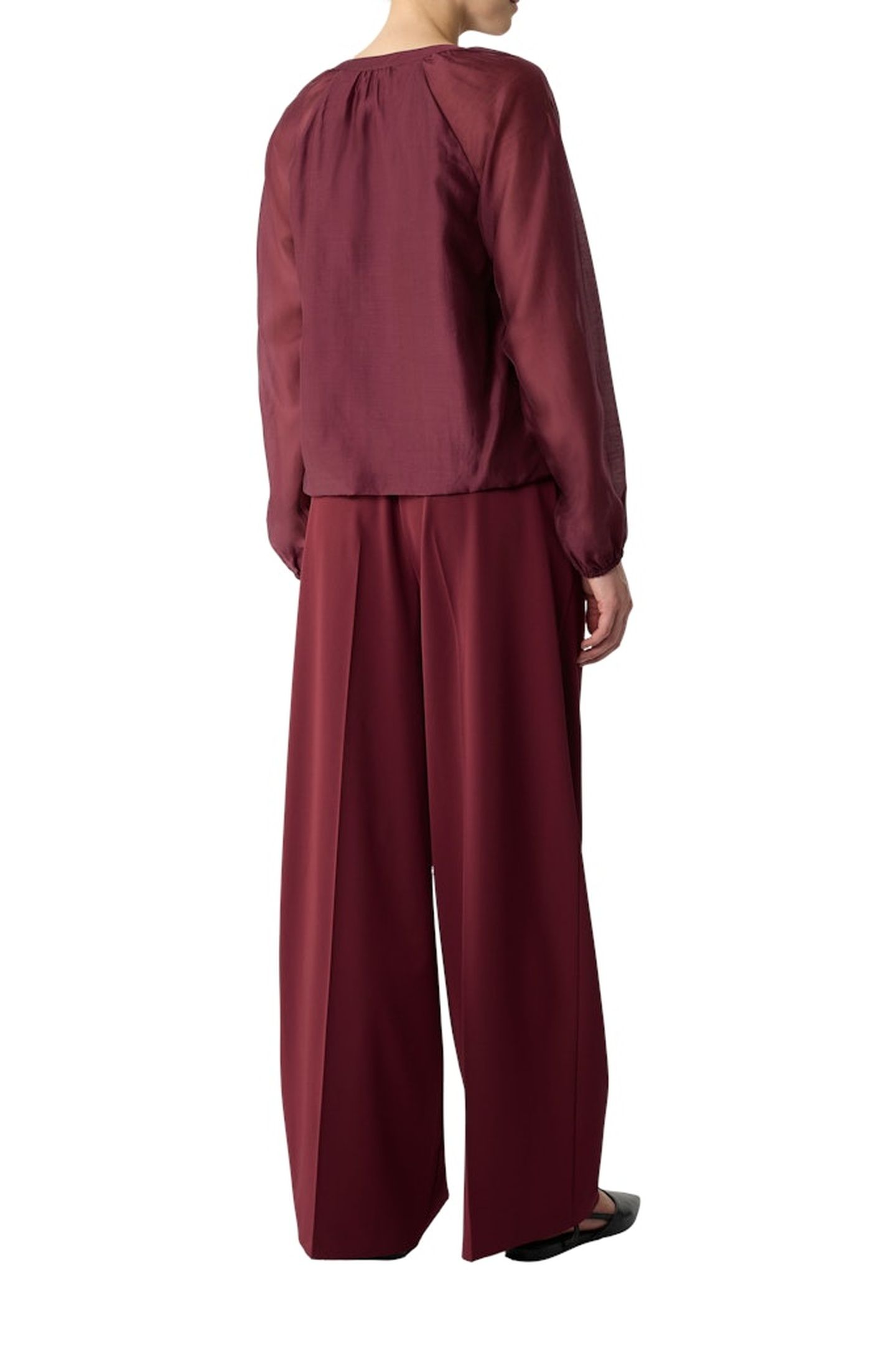 COMMA BLOUSES BURGUNDY 3