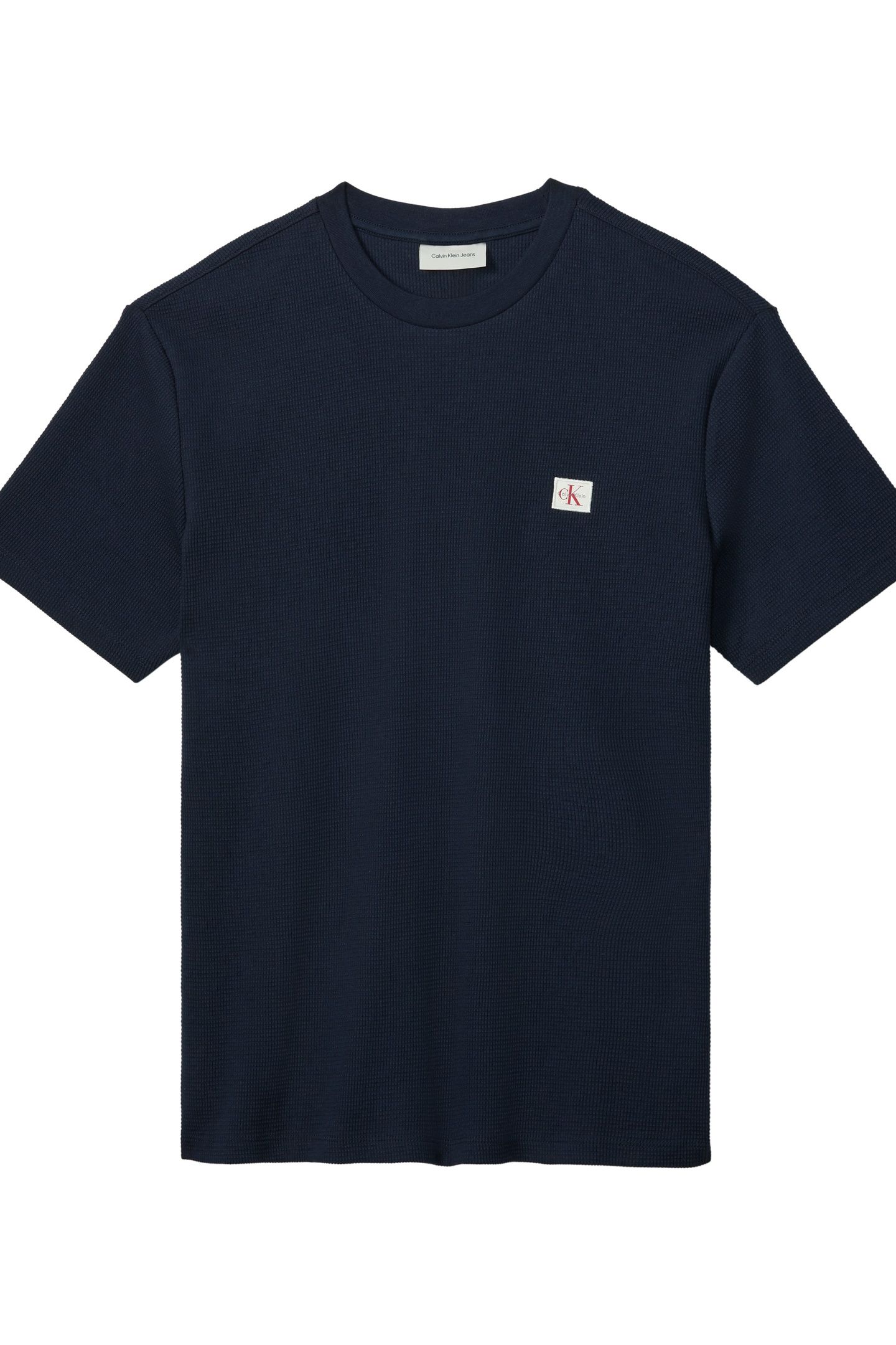 SS WAFFLE BADGE CREWNECK TEE DARK SAPPHIRE 5