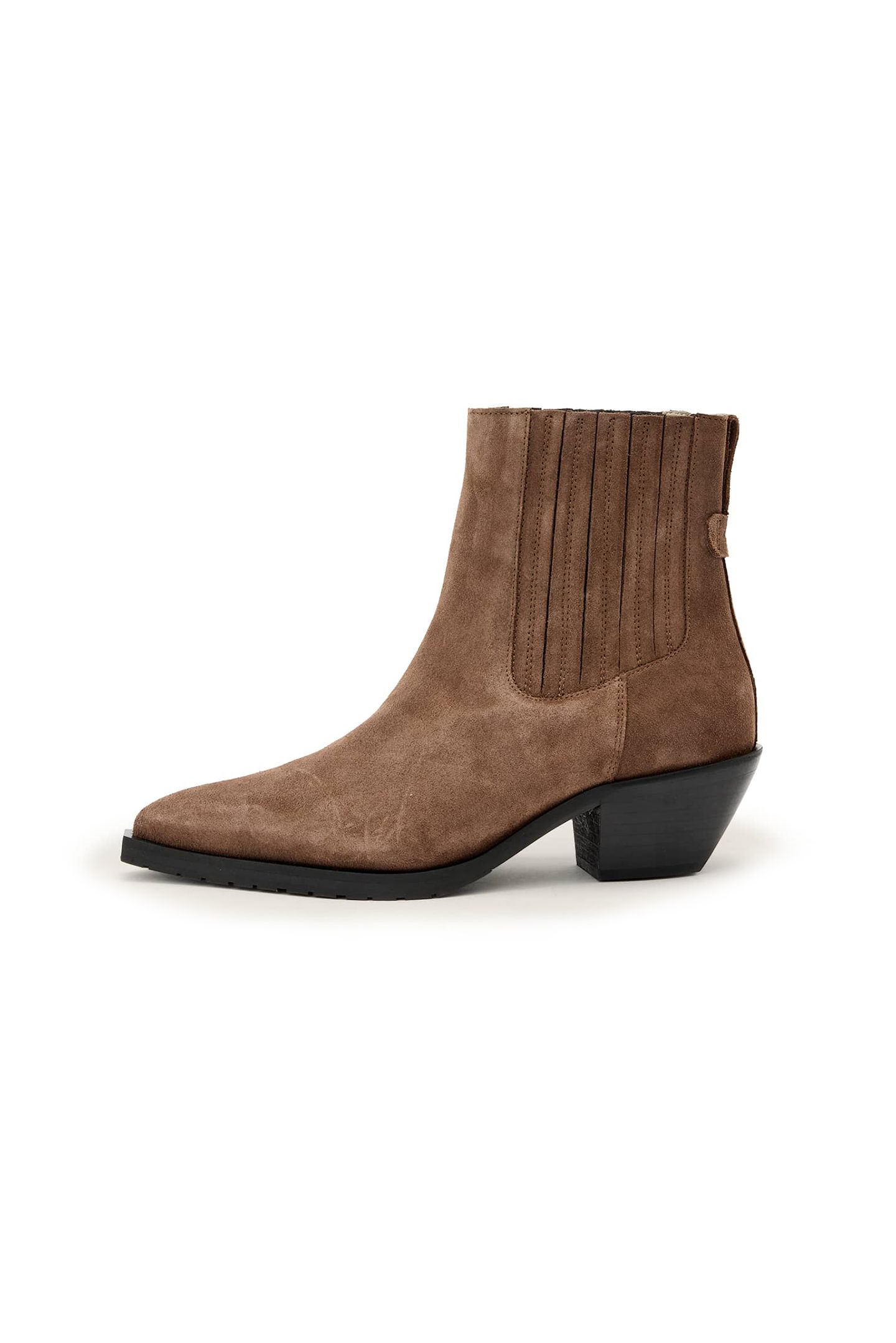 MARCIE SUEDE BOOT PINE BARK BROWN 1