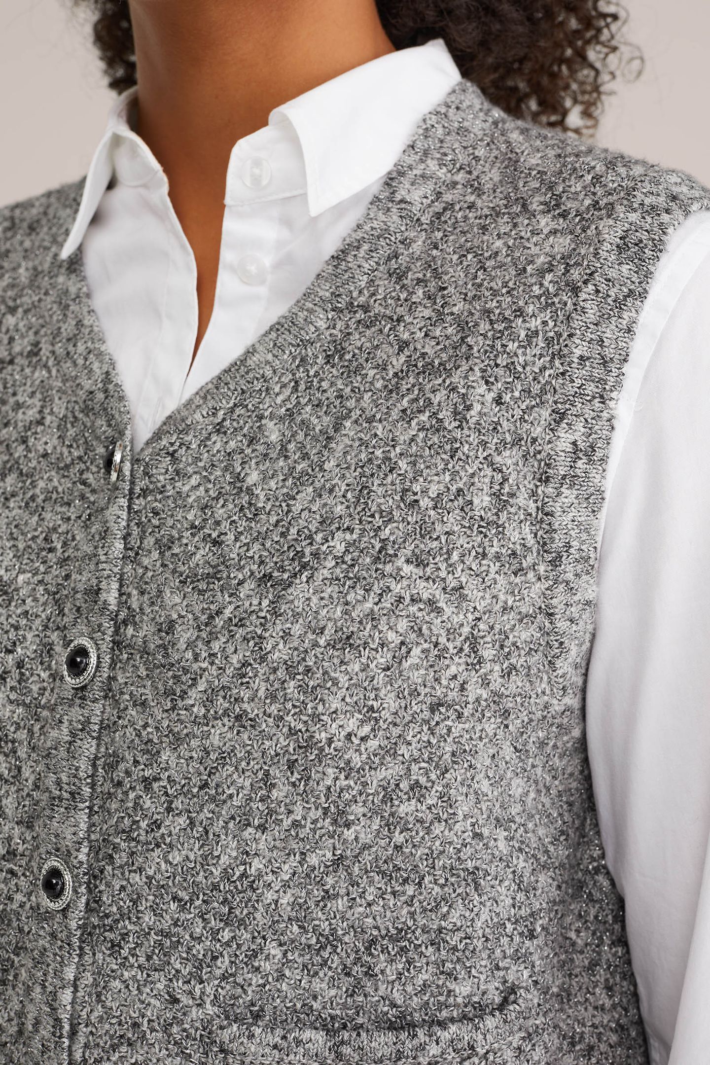 KNITTED CARDIGAN GREY 5