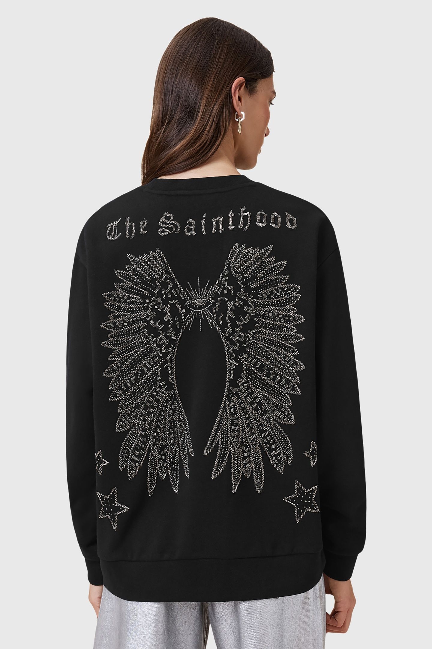 WINGS SEPARI SWEAT BLACK 2