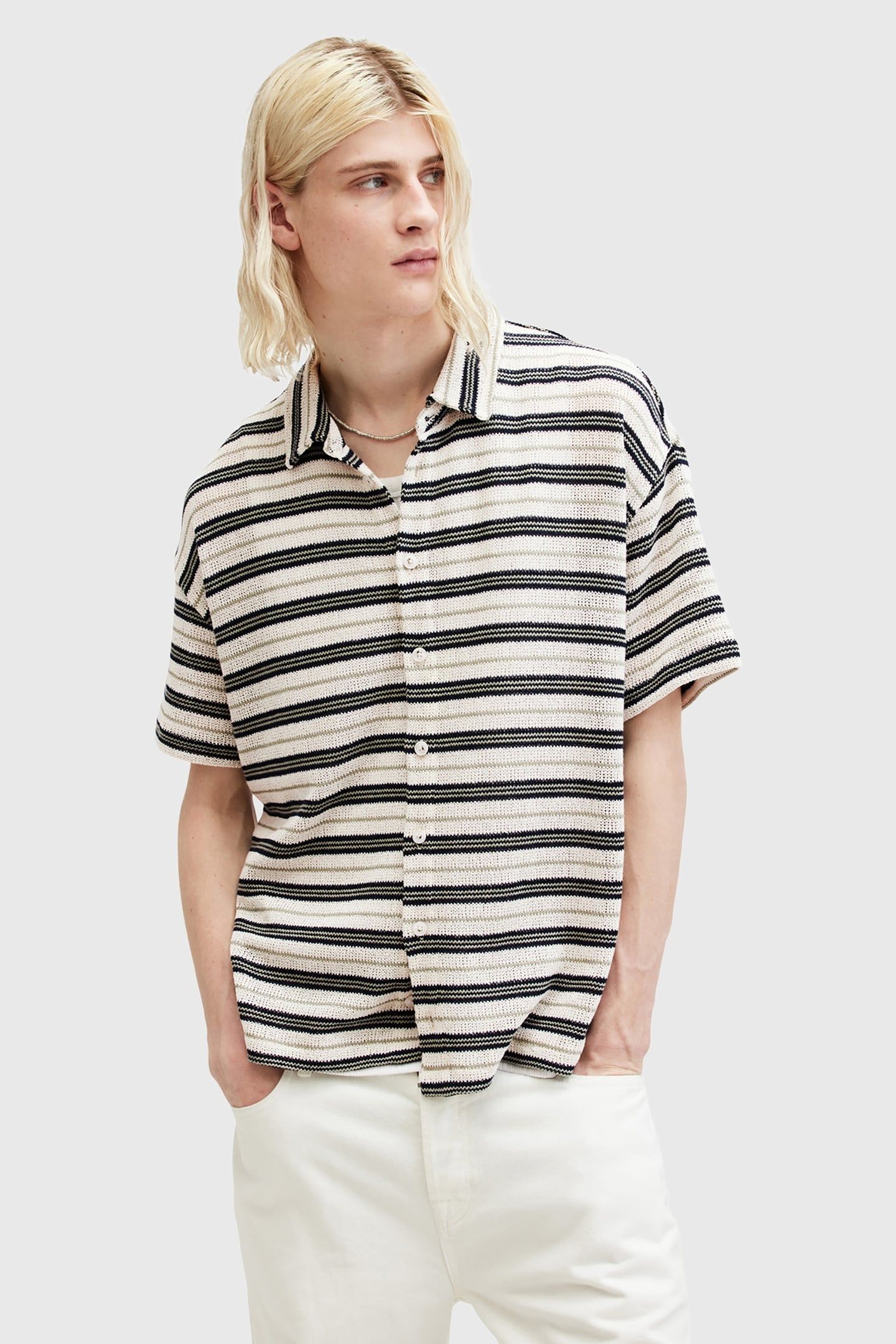 JACKSON SS SHIRT CHALK WHITE 1