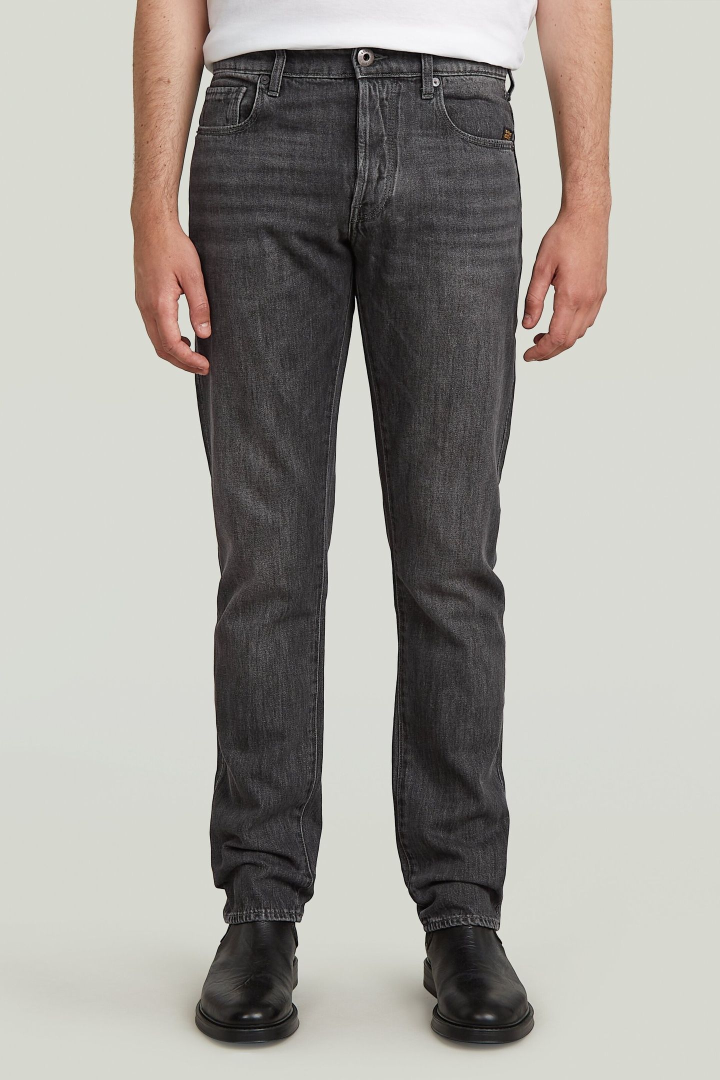 3301 STRAIGHT JEANS FADED BLACK MAGNET 2