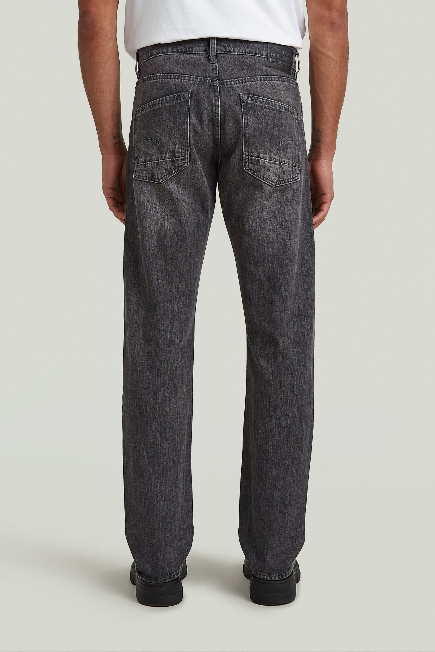 DAKOTA REGULAR STRAIGHT JEANS FADED BLACK MAGNET 3