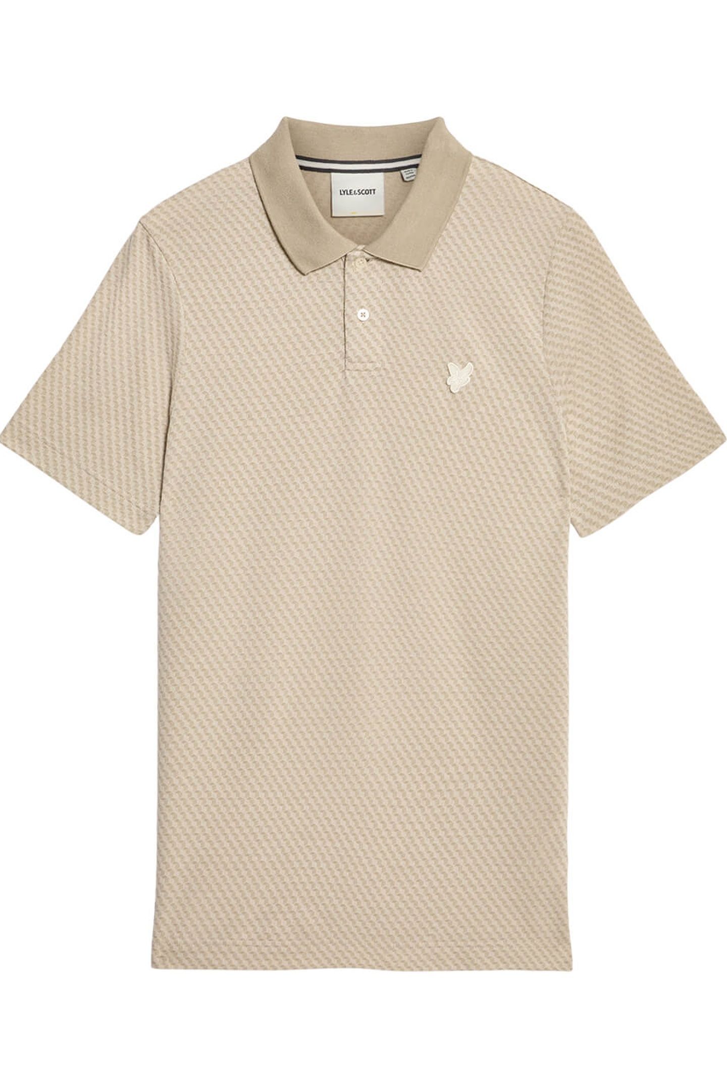 JACQUARD POLO SHIRT NATURAL 4