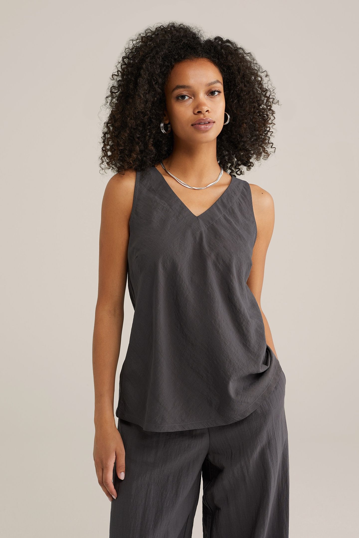 BLOUSE DARK GREY 1